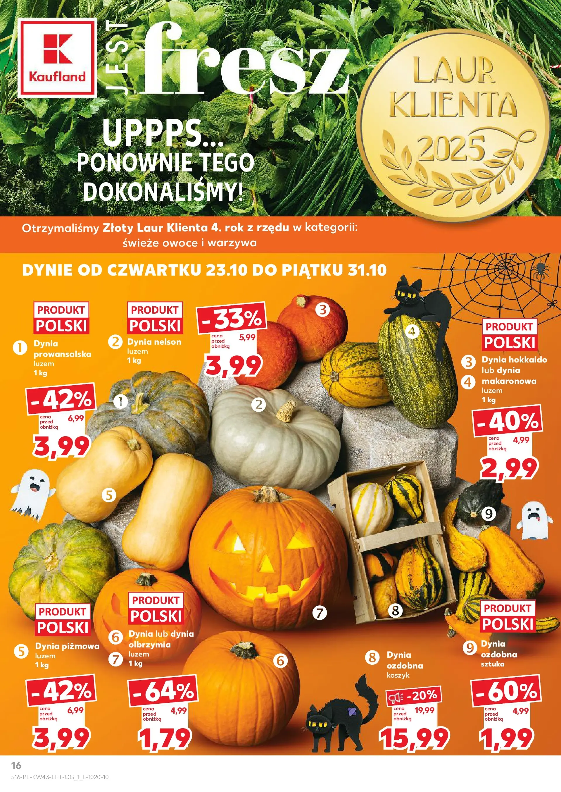 Kaufland gazetka od 23.10.2025 - od jutra PDF | Strona: 16