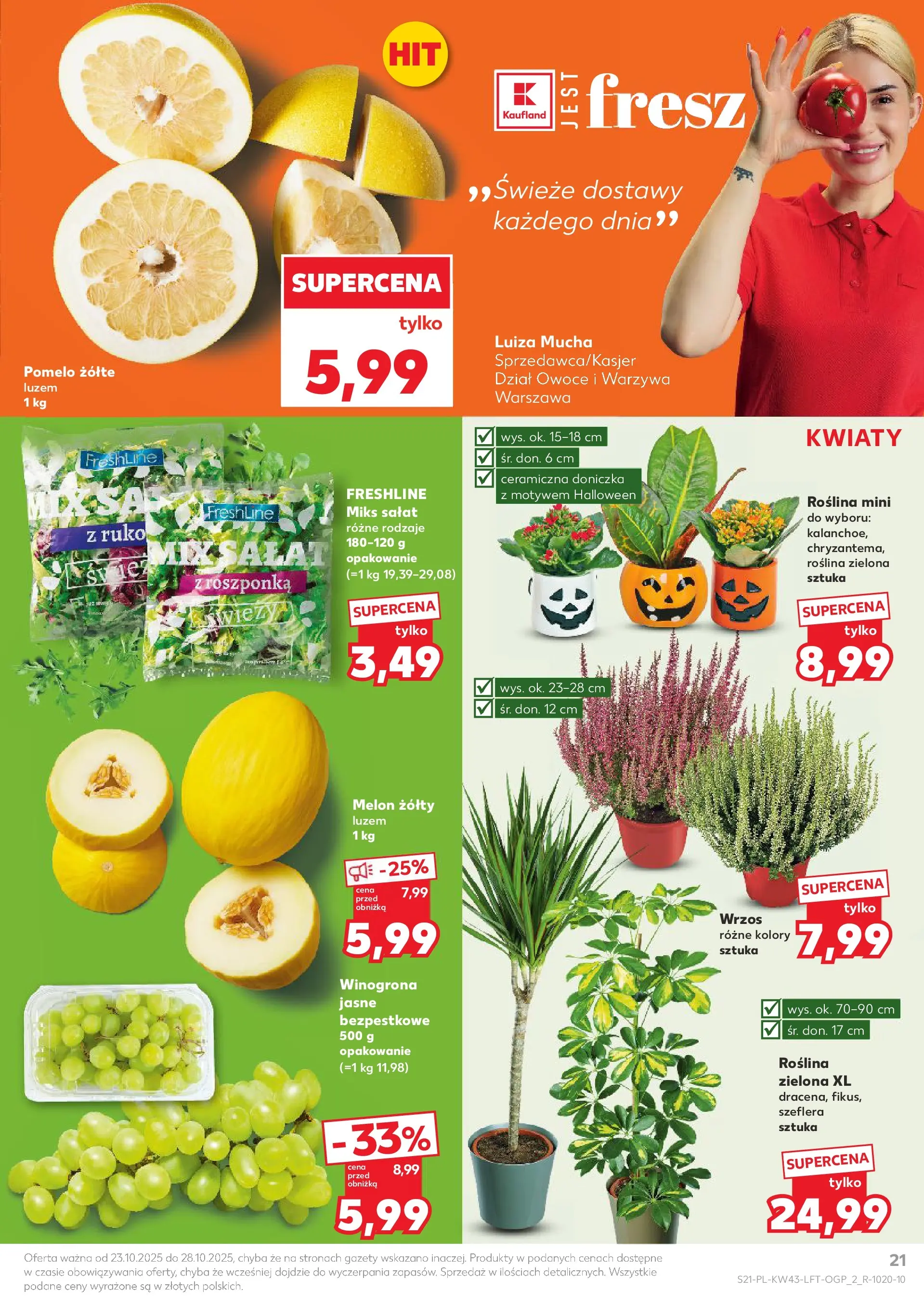 Kaufland gazetka od 23.10.2025 - od jutra PDF | Strona: 21