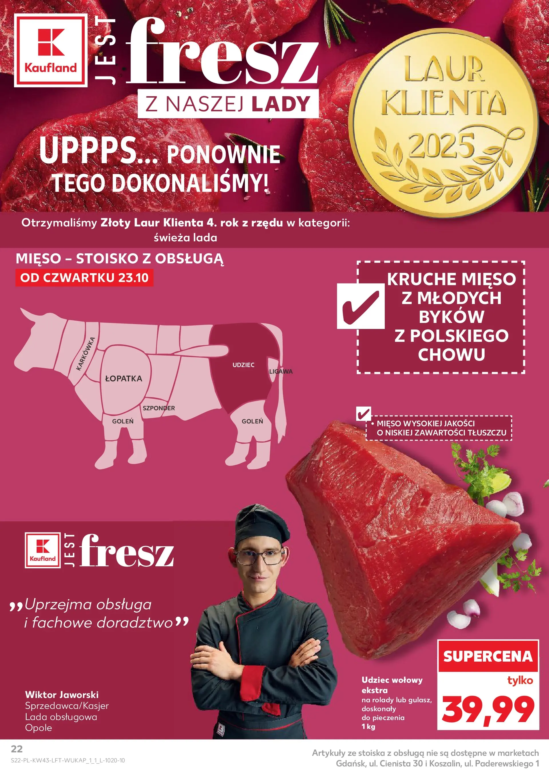 Kaufland gazetka od 23.10.2025 - od jutra PDF | Strona: 22
