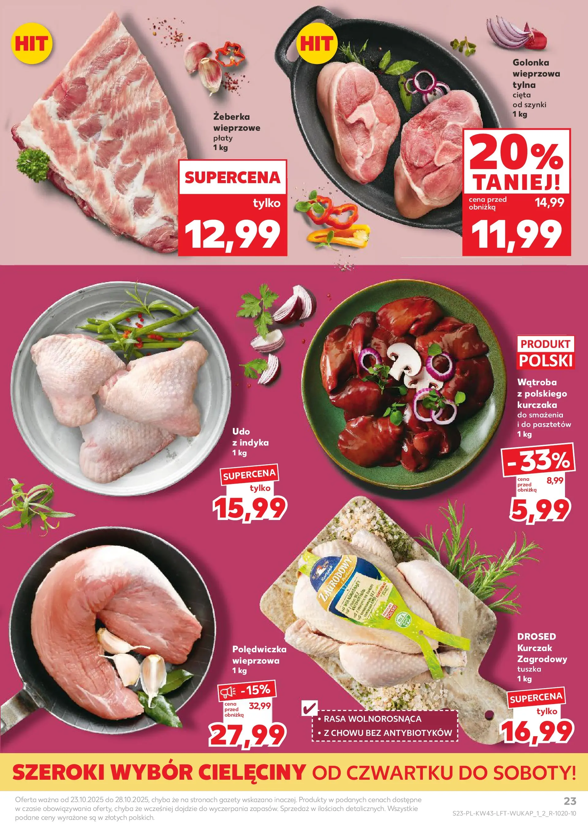 Kaufland gazetka od 23.10.2025 - od jutra PDF | Strona: 23