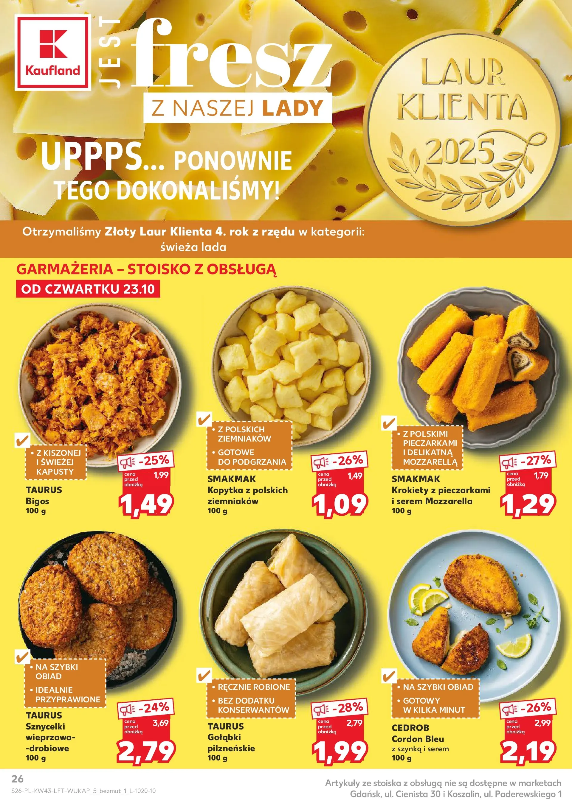 Kaufland gazetka od 23.10.2025 - od jutra PDF | Strona: 26