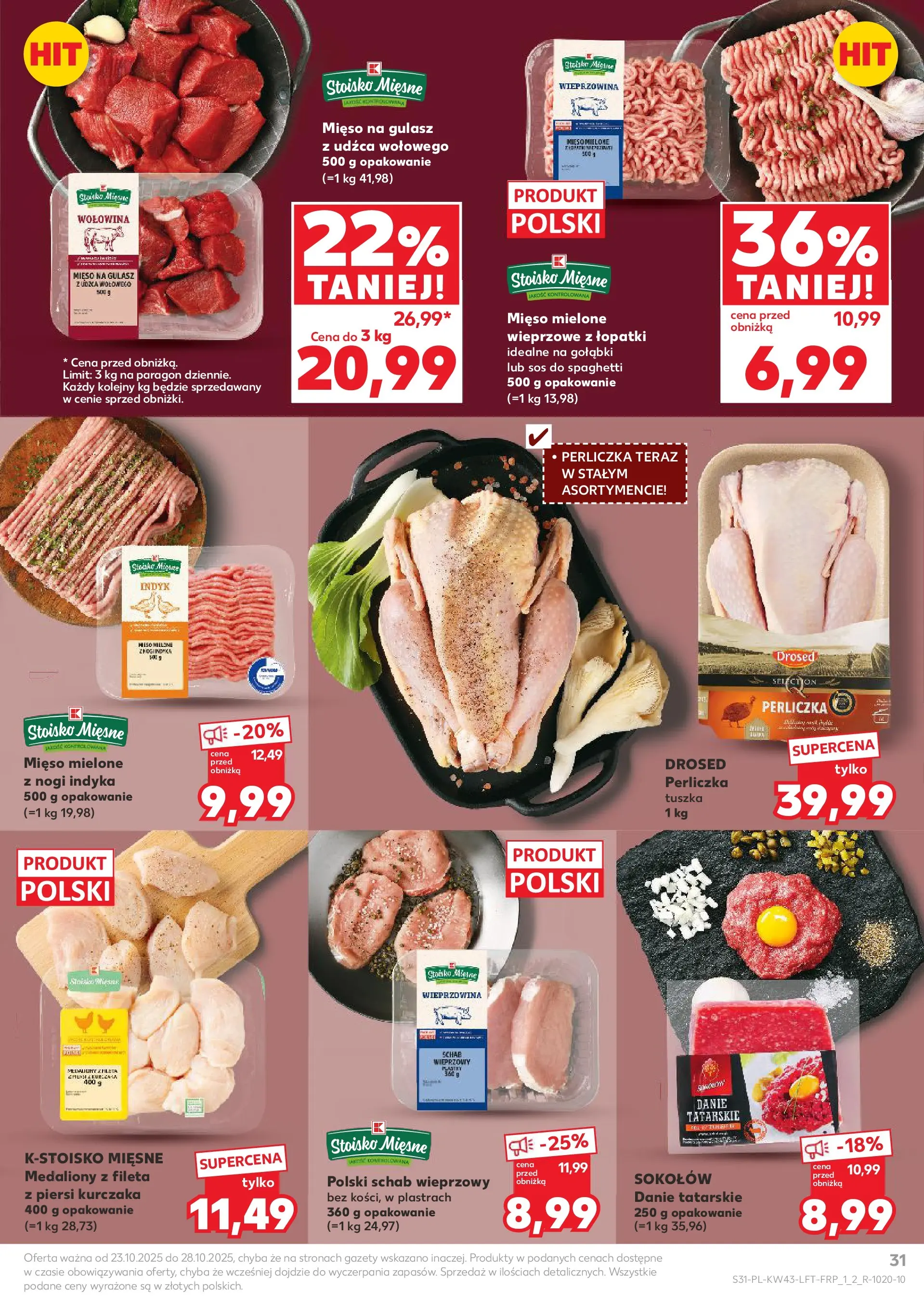 Kaufland gazetka od 23.10.2025 - od jutra PDF | Strona: 31