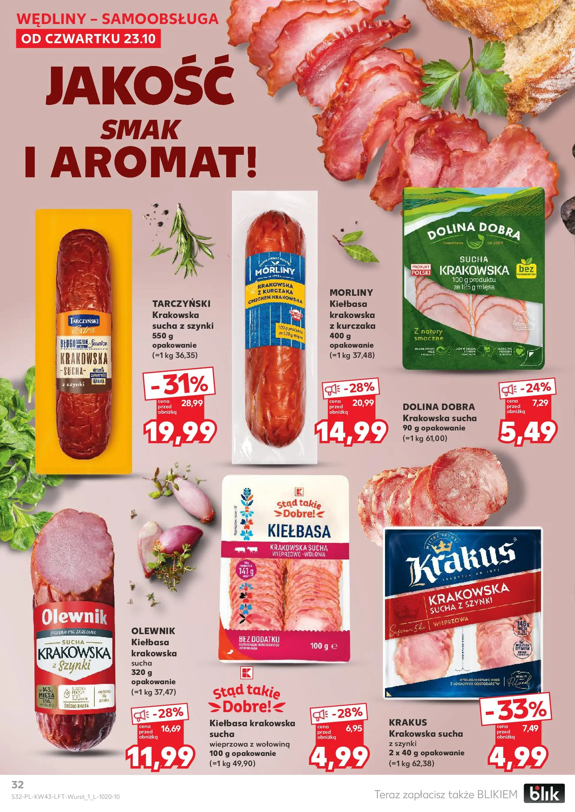 Kaufland gazetka od 23.10.2025 - od jutra PDF | Strona: 32