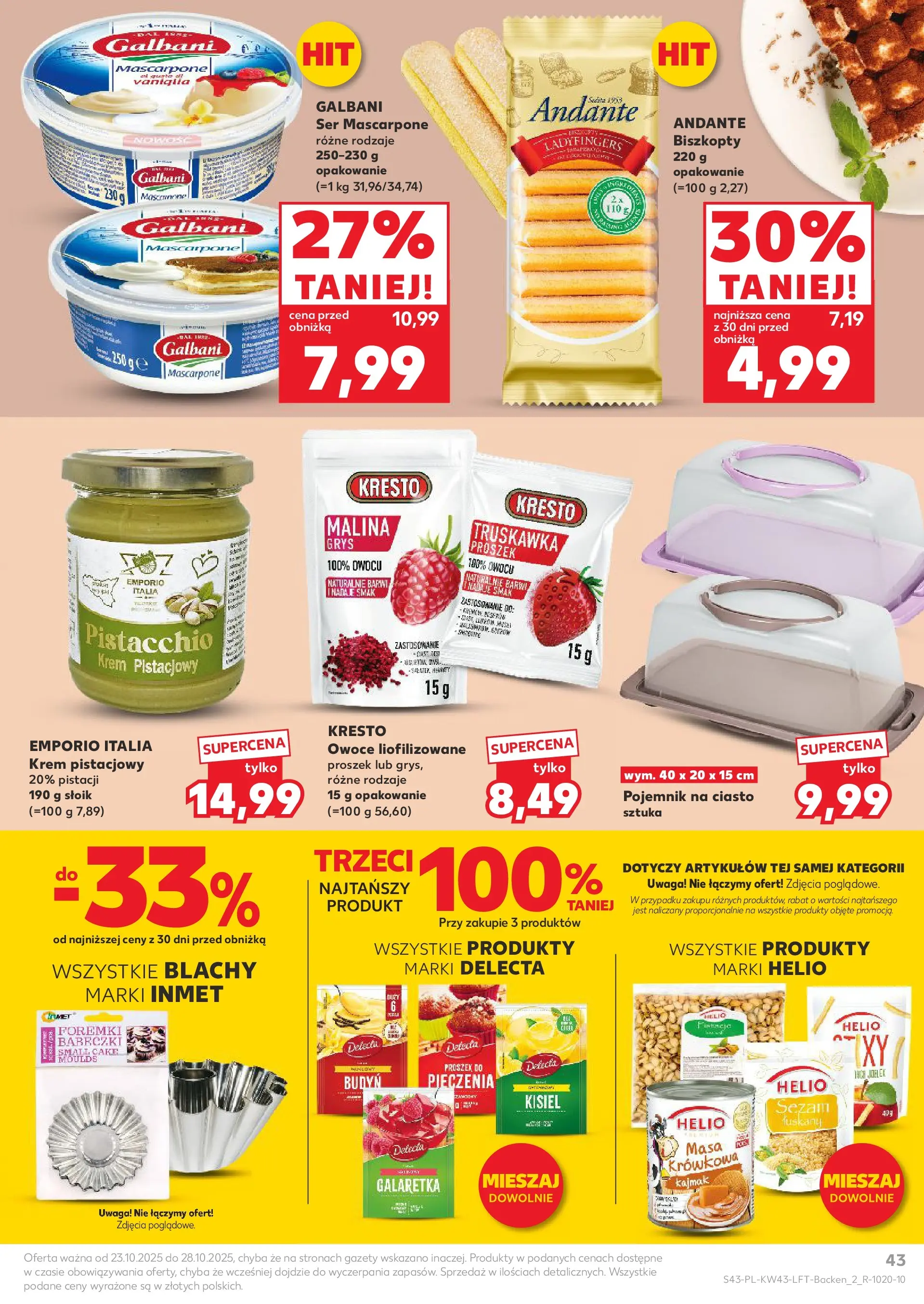Kaufland gazetka od 23.10.2025 - od jutra PDF | Strona: 43