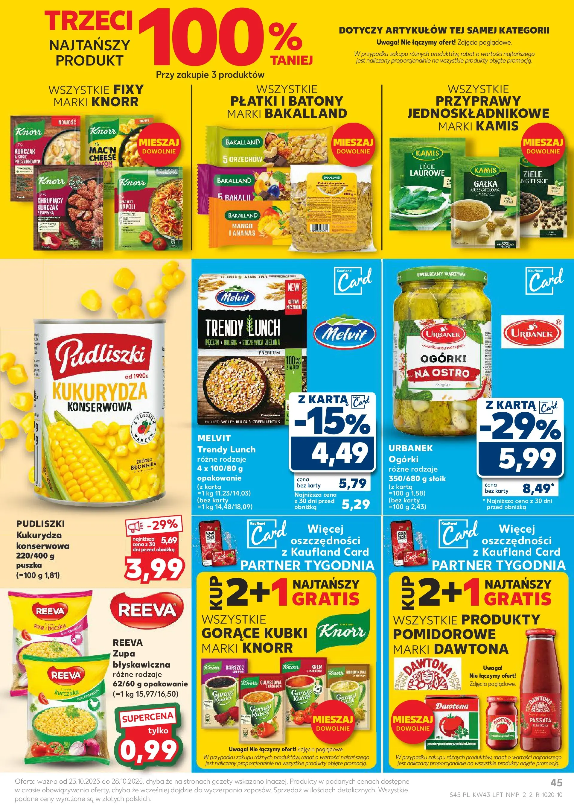 Kaufland gazetka od 23.10.2025 - od jutra PDF | Strona: 45