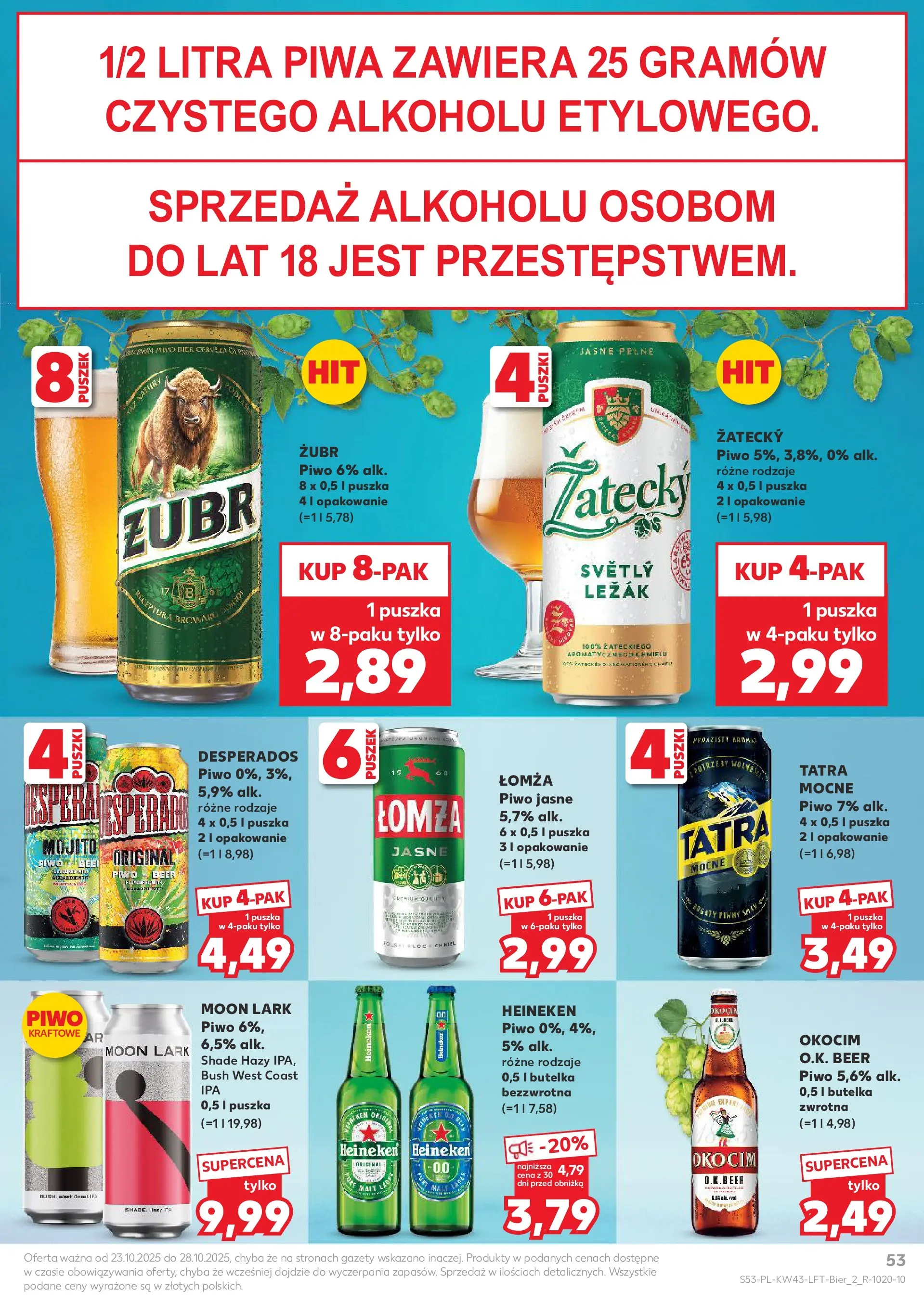 Kaufland gazetka od 23.10.2025 - od jutra PDF | Strona: 53