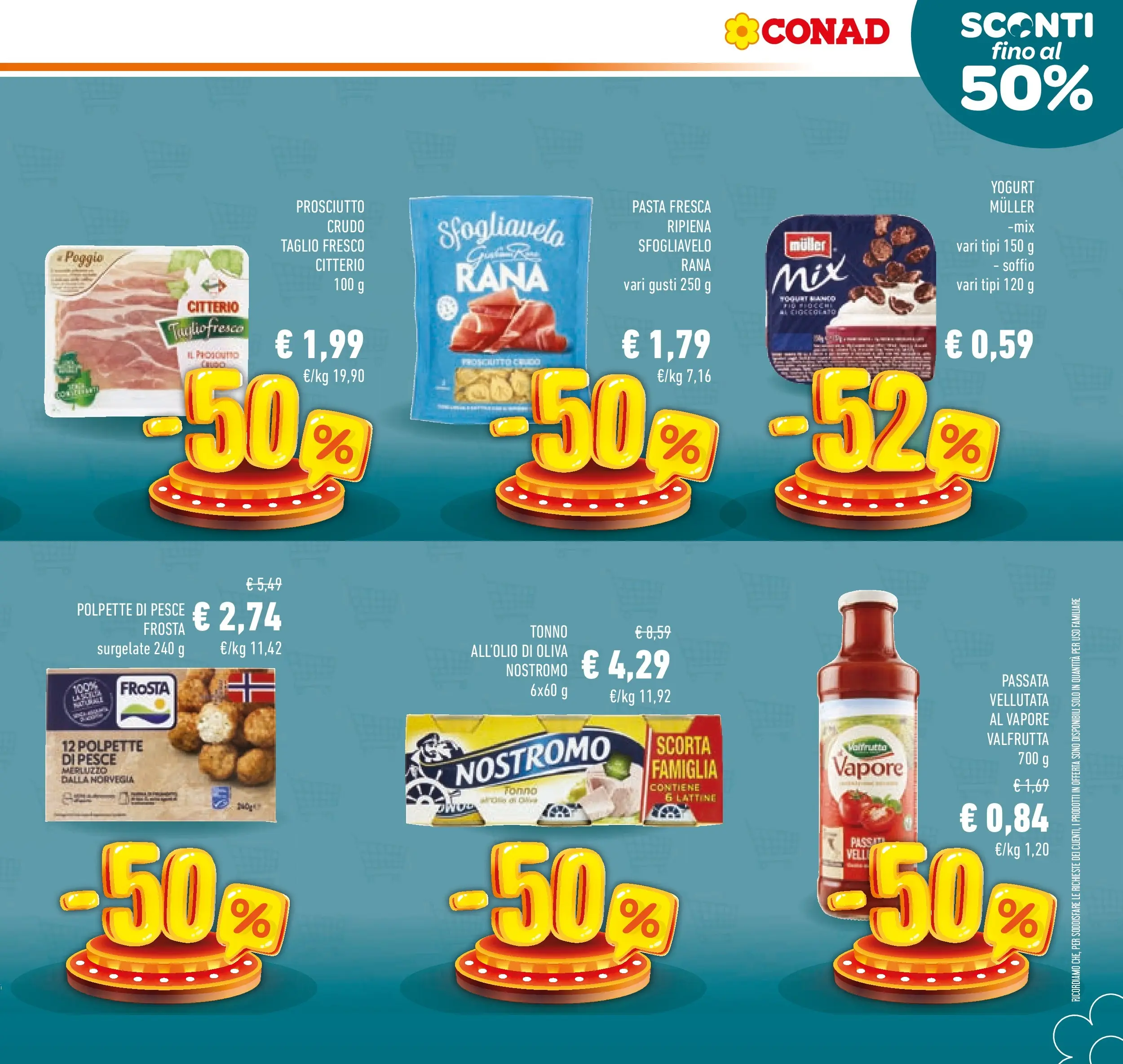 Volantino Conad dal 21/10/2025 > Anteprima | Pagina: 13 | Prodotti: Yogurt, Pesce, Pasta, Polpette