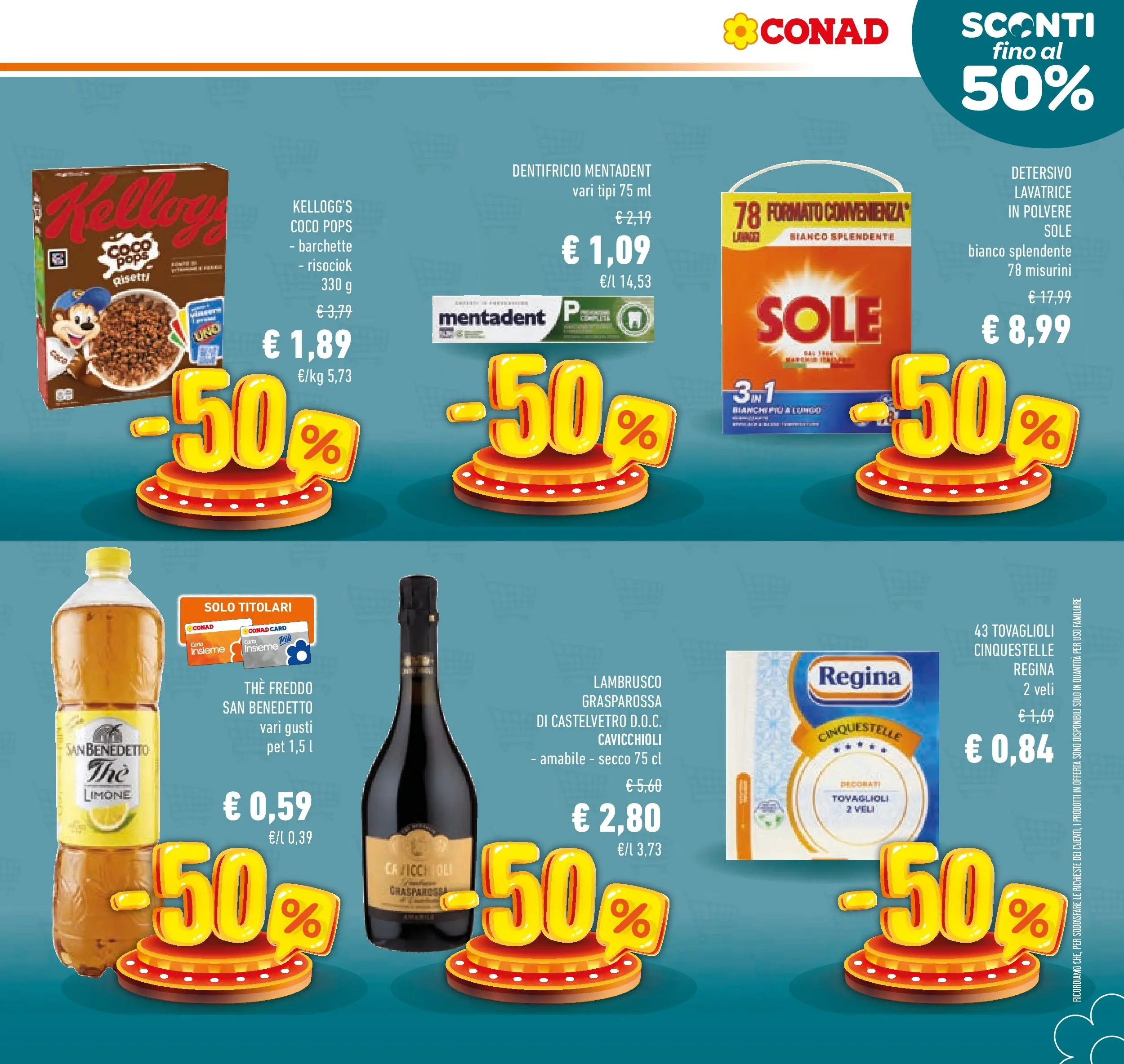 Volantino Conad dal 21/10/2025 > Anteprima | Pagina: 15 | Prodotti: Dentifricio, Limone, Lavatrice, The