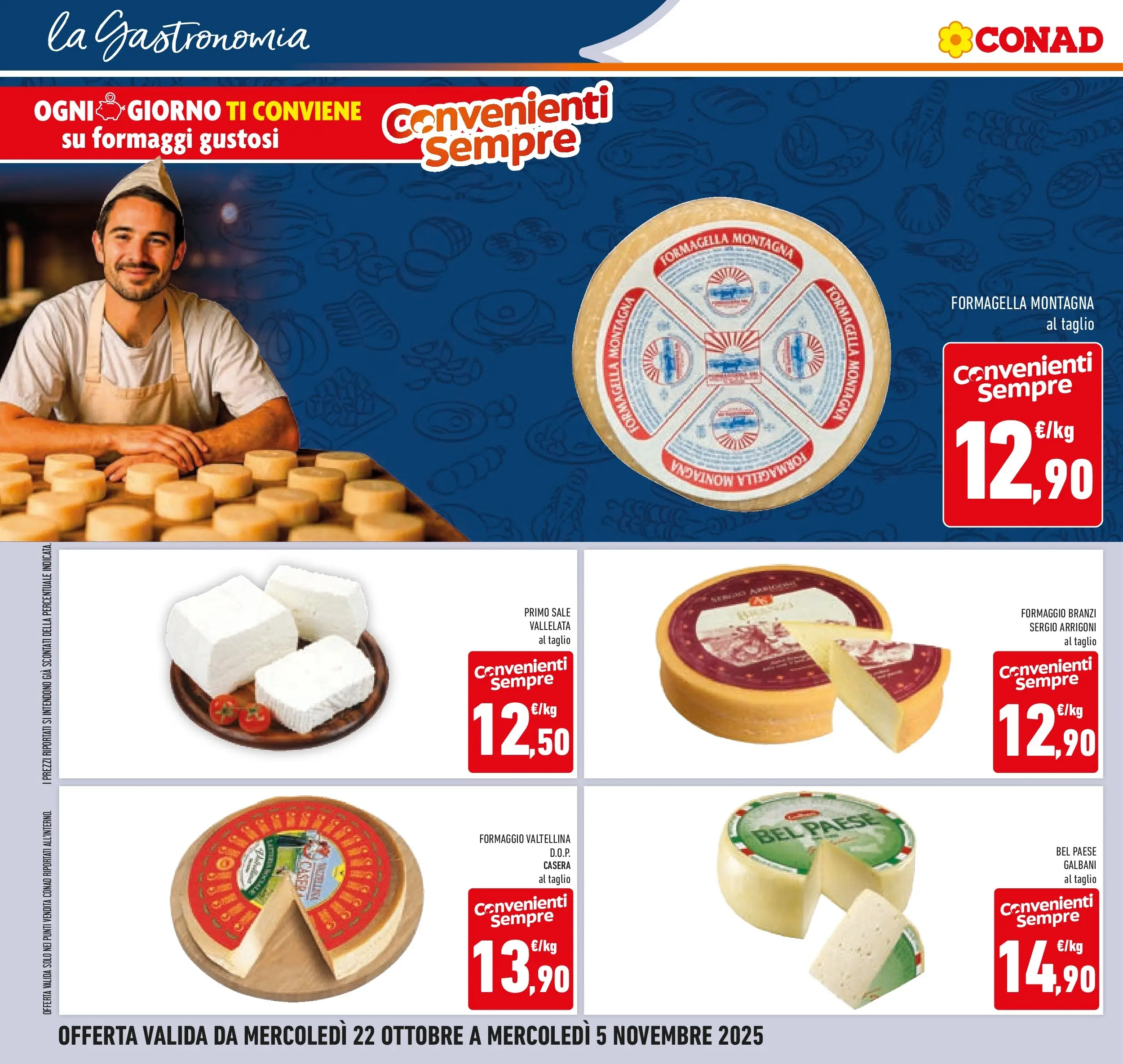 Volantino Conad dal 21/10/2025 > Anteprima | Pagina: 26 | Prodotti: Sale, Formaggio