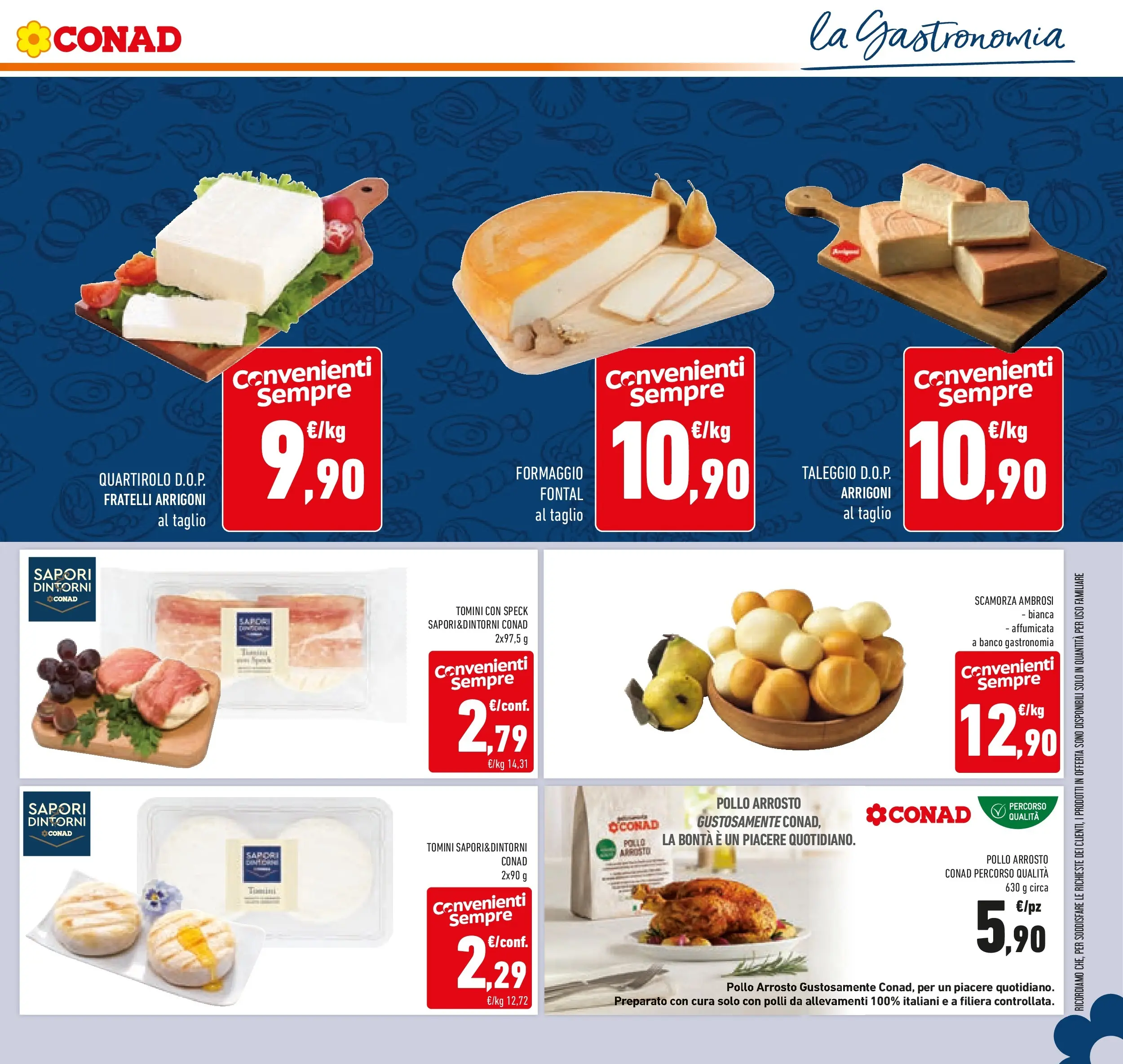 Volantino Conad dal 21/10/2025 > Anteprima | Pagina: 27 | Prodotti: Speck, Arrosto, Pollo, Formaggio