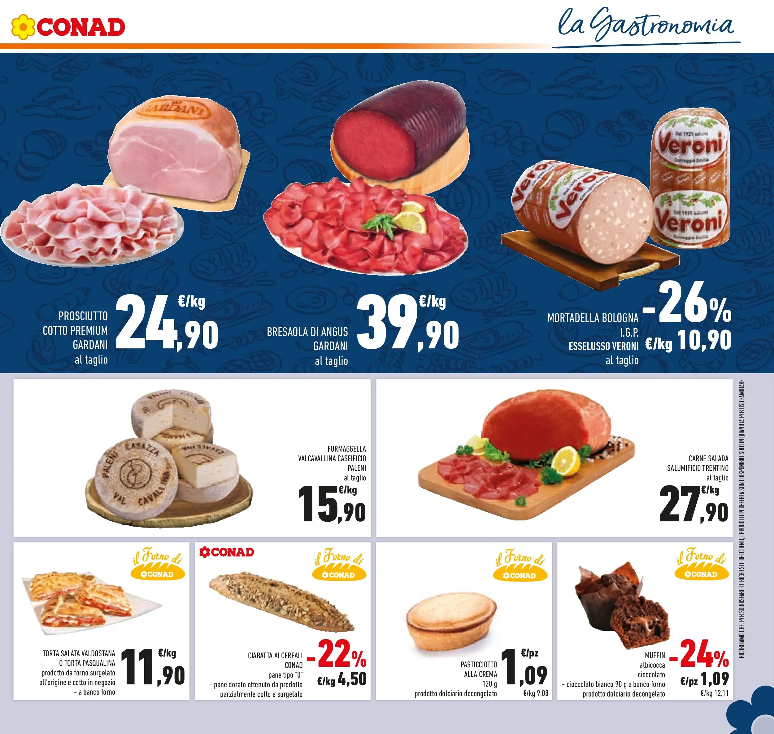 Volantino Conad dal 21/10/2025 > Anteprima | Pagina: 29 | Prodotti: Crema, Prosciutto Cotto, Pane, Il forno