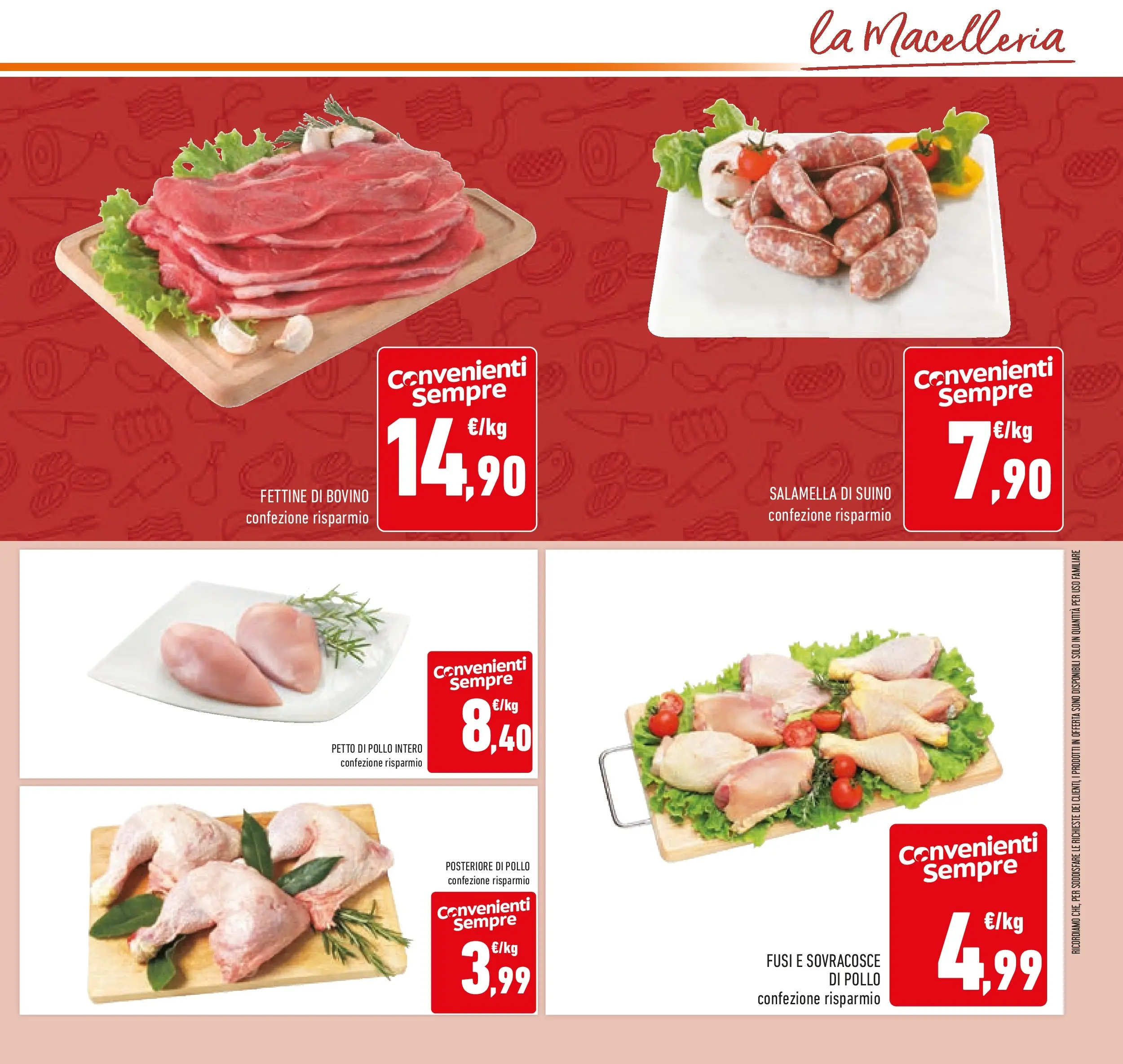 Volantino Conad dal 21/10/2025 > Anteprima | Pagina: 31 | Prodotti: Bovino, Petto di Pollo, Salamella, Pollo