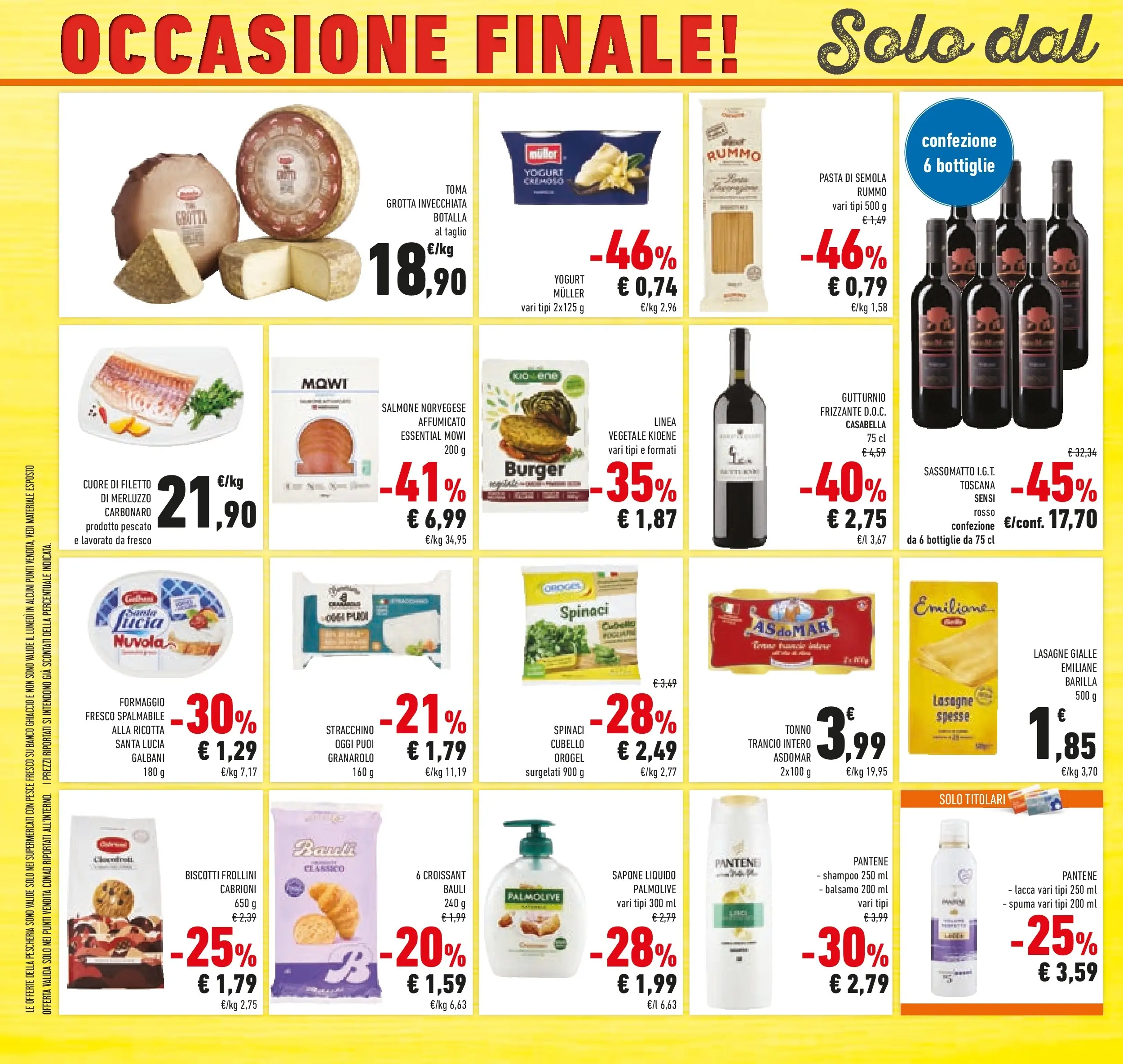 Volantino Conad dal 21/10/2025 > Anteprima | Pagina: 38 | Prodotti: Yogurt, Salmone, Tonno, Ricotta