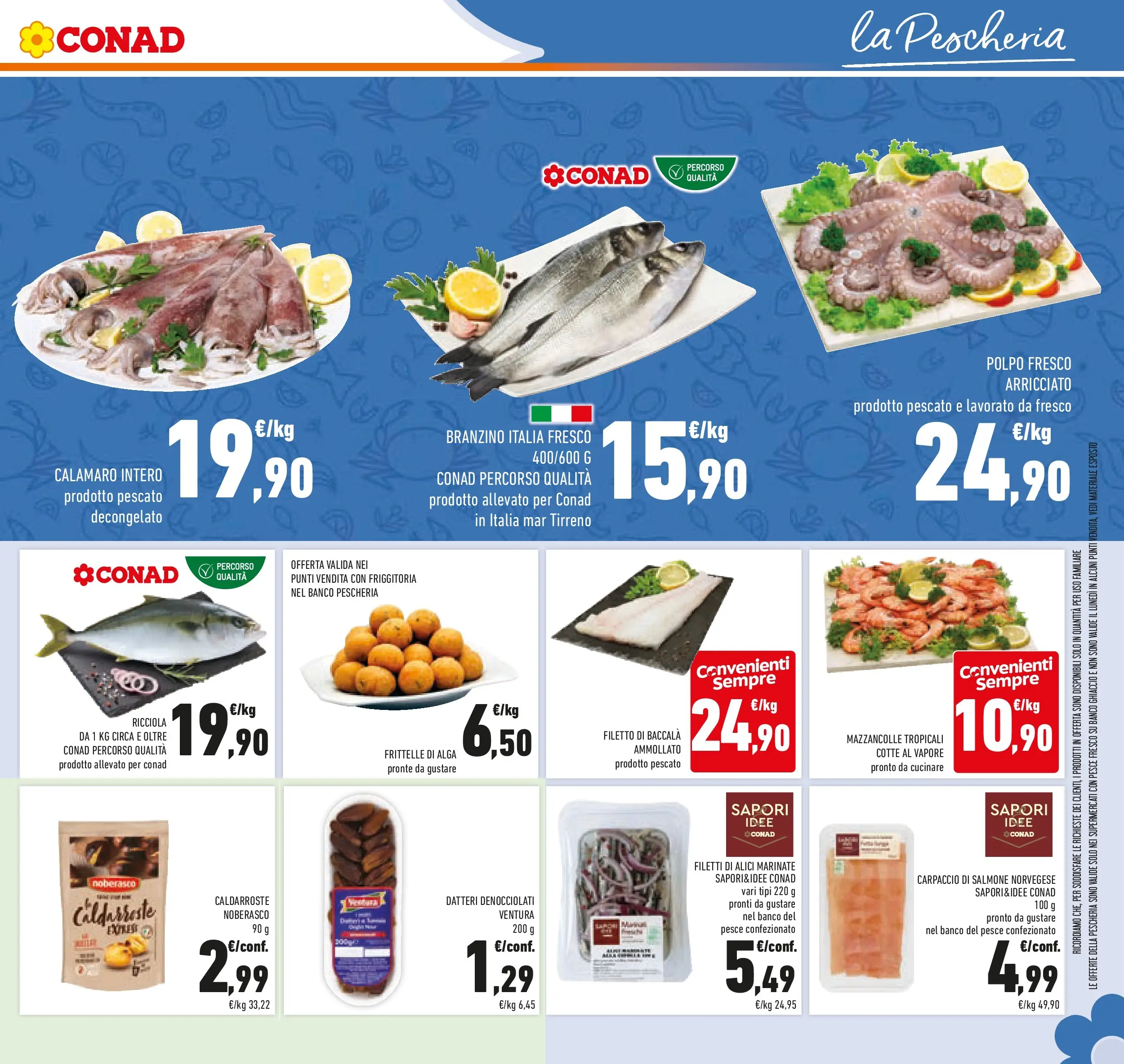 Volantino Conad dal 21/10/2025 > Anteprima | Pagina: 29 | Prodotti: Salmone, Pesce, Polpo, Alici