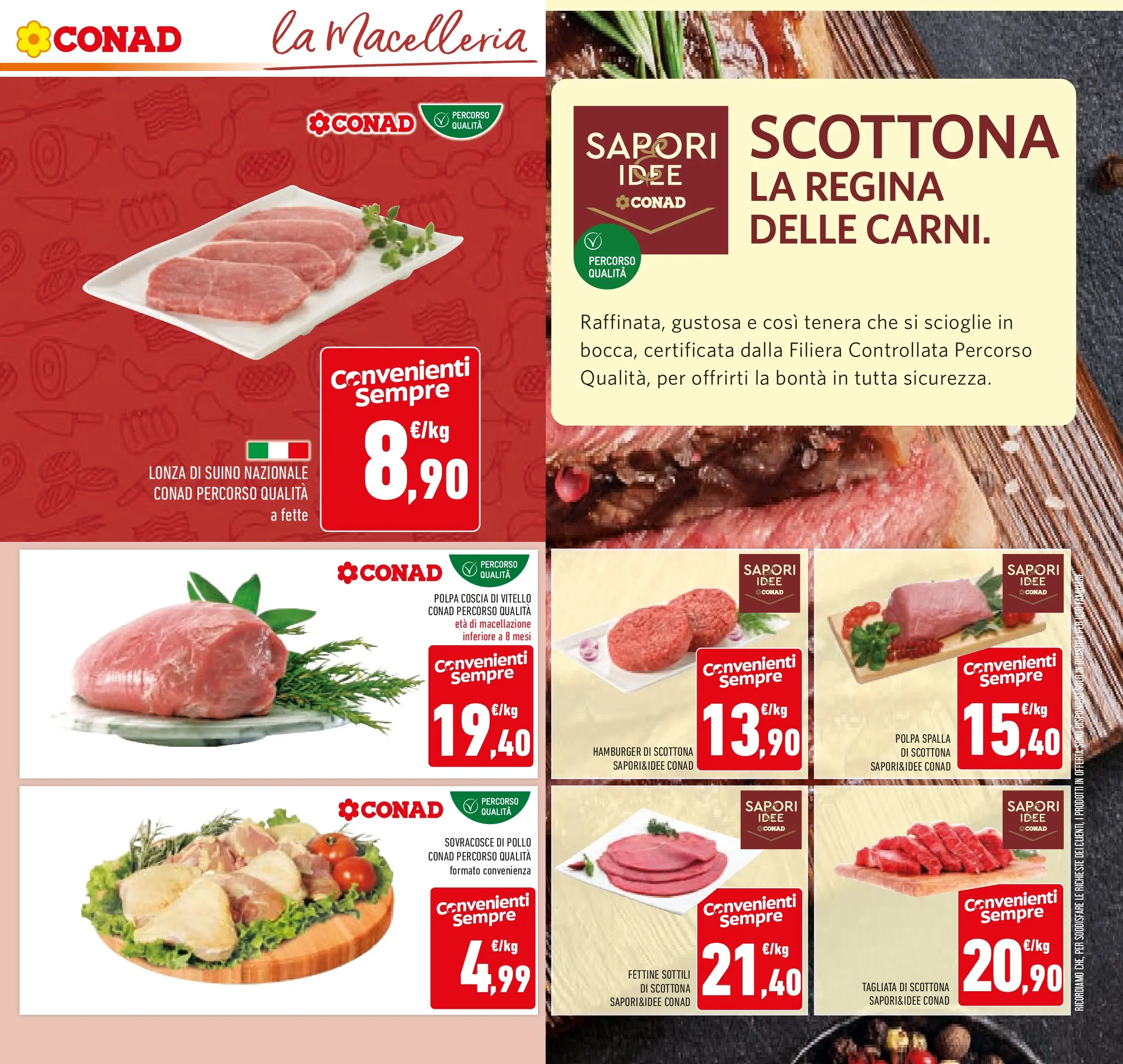Volantino Conad dal 21/10/2025 > Anteprima | Pagina: 31 | Prodotti: Pollo, Suino, Vitello, Hamburger