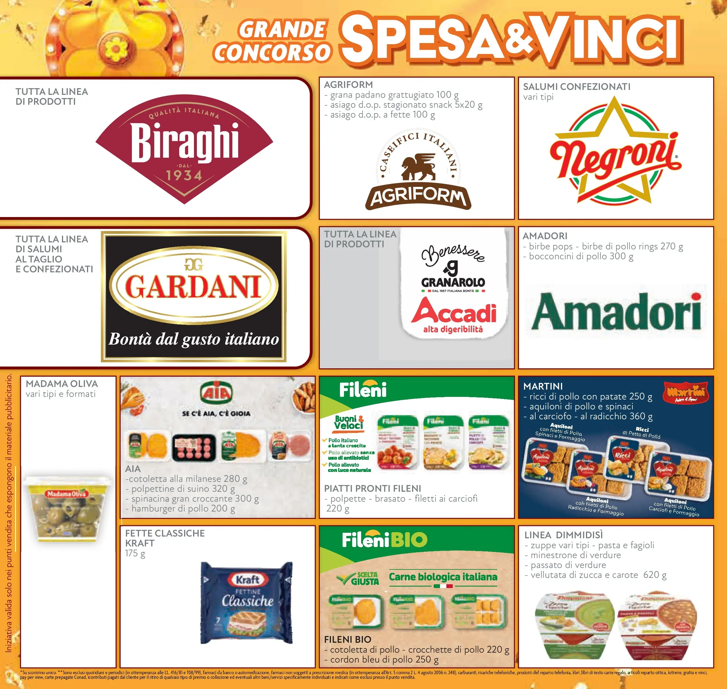 Volantino Conad dal 21/10/2025 > Anteprima | Pagina: 4 | Prodotti: Verdure, Carote, Zucca, Polpette