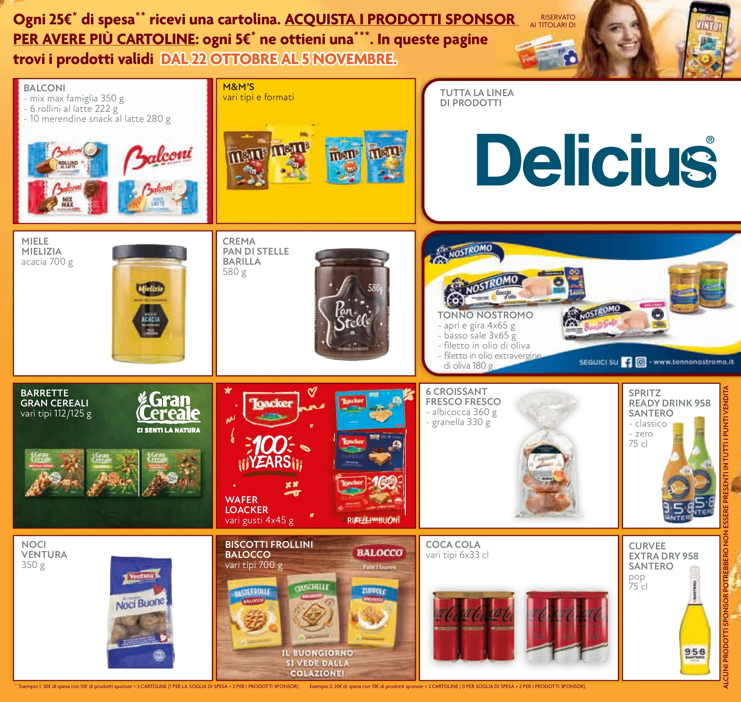 Volantino Conad dal 21/10/2025 > Anteprima | Pagina: 7 | Prodotti: Cereali, Noci, Croissant, Coca Cola