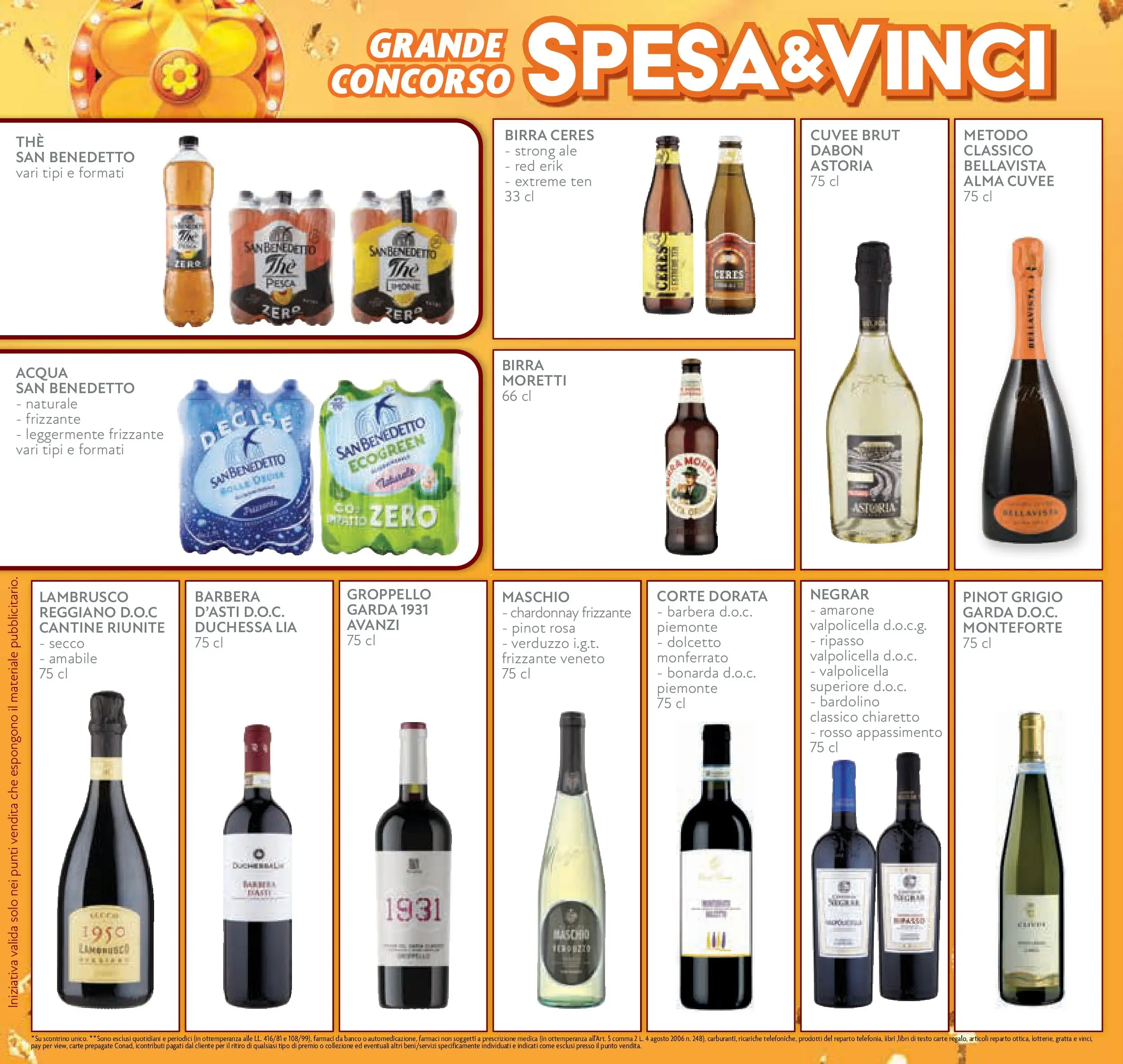 Volantino Conad dal 21/10/2025 > Anteprima | Pagina: 8 | Prodotti: Acqua, Limone, Pesca, The