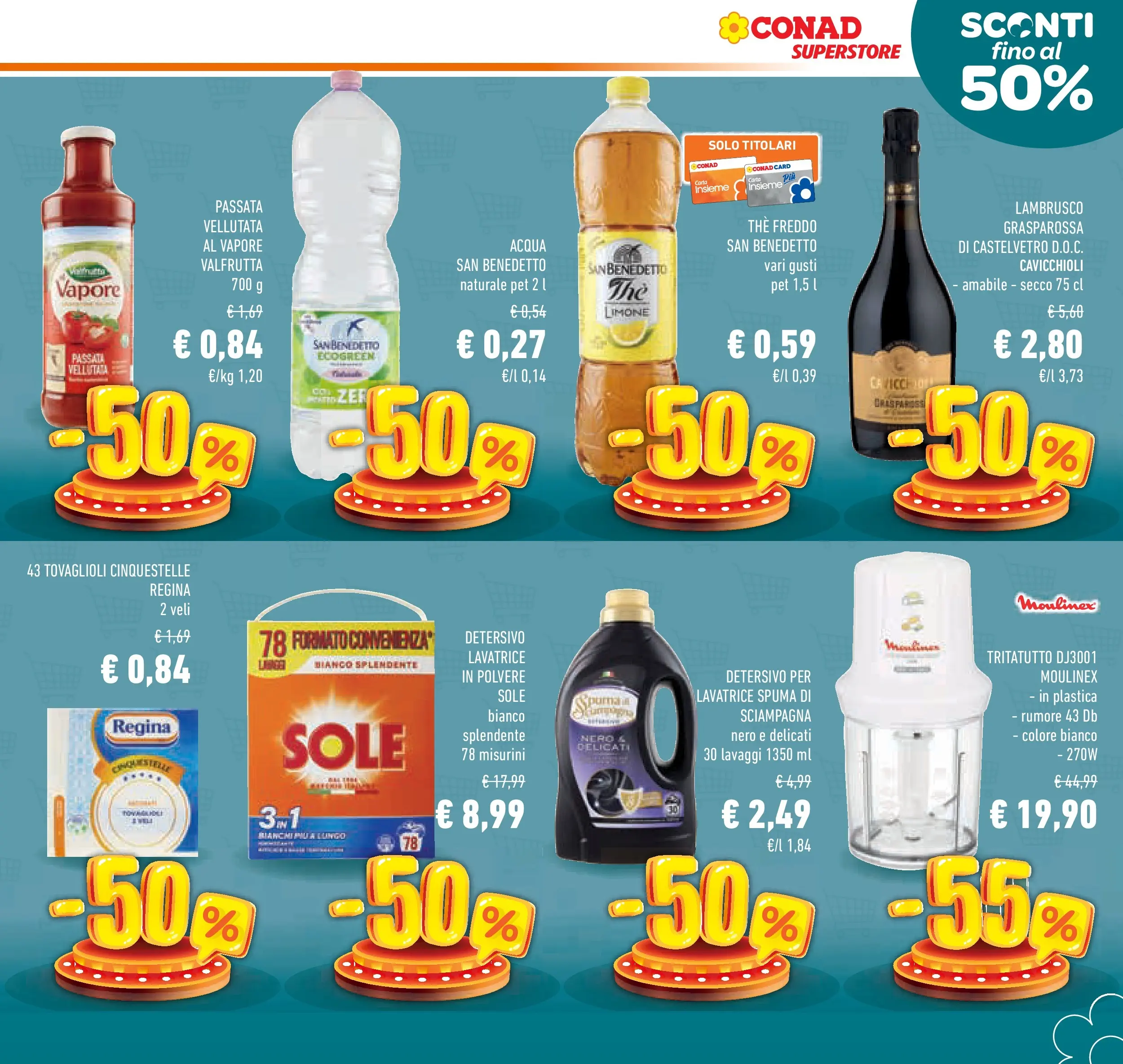Volantino Conad dal 21/10/2025 > Anteprima | Pagina: 13 | Prodotti: Acqua, Limone, Lavatrice, The