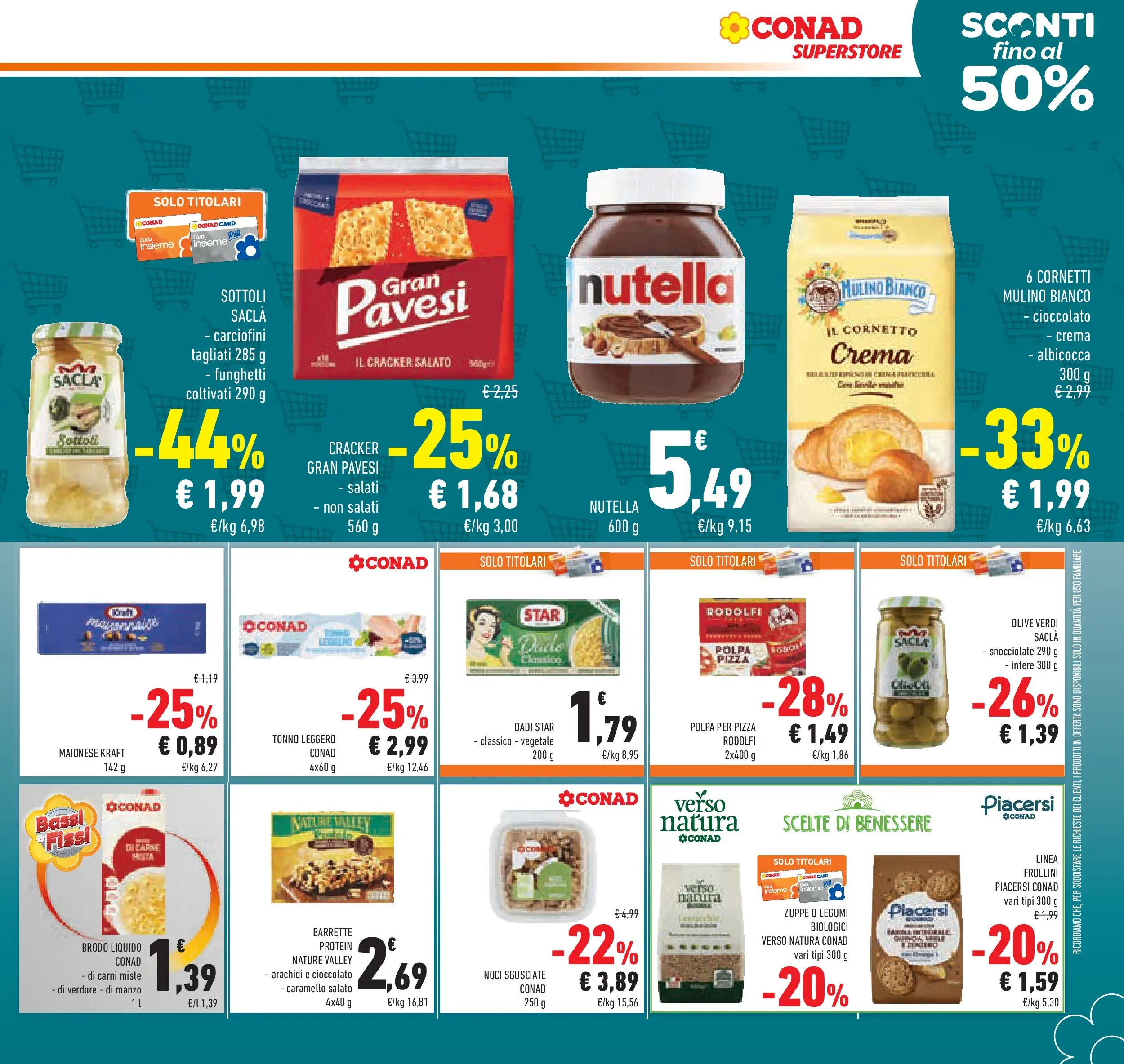 Volantino Conad dal 21/10/2025 > Anteprima | Pagina: 19 | Prodotti: Legumi, Crema, Olive, Tonno