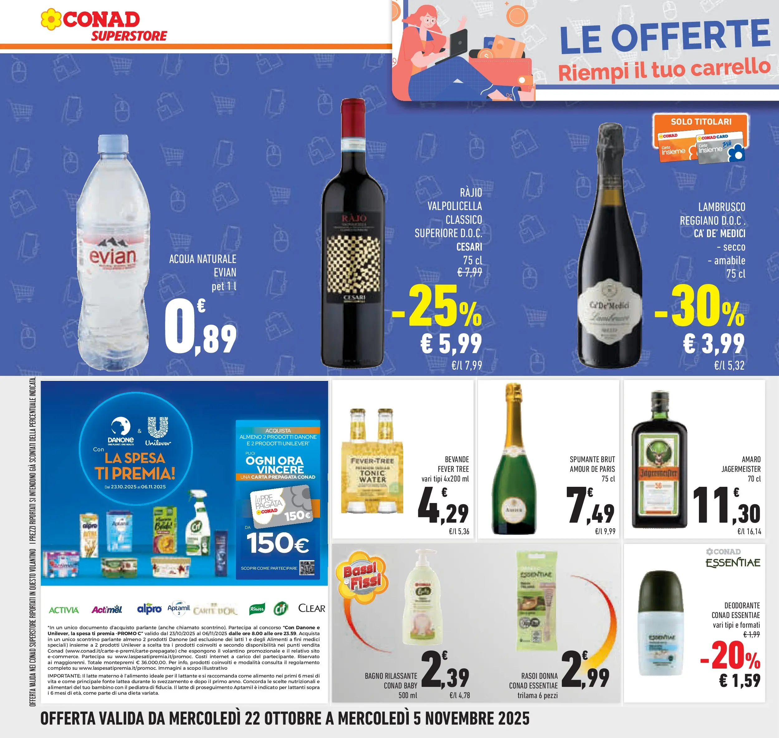 Volantino Conad dal 21/10/2025 > Anteprima | Pagina: 30 | Prodotti: Deodorante, Latte, Bagno, Amaro