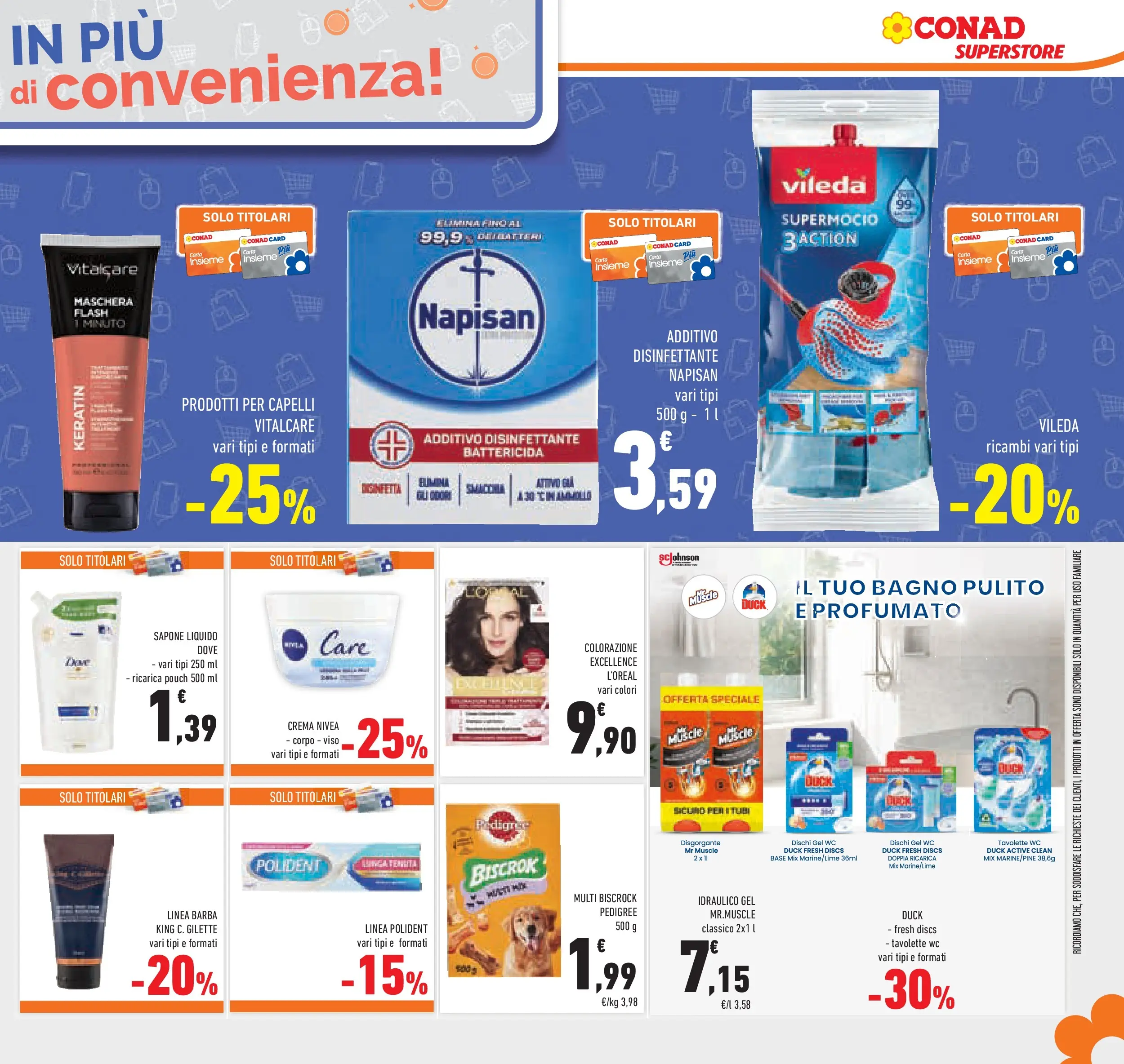 Volantino Conad dal 21/10/2025 > Anteprima | Pagina: 31 | Prodotti: Crema, Maschera, Sapone, WC