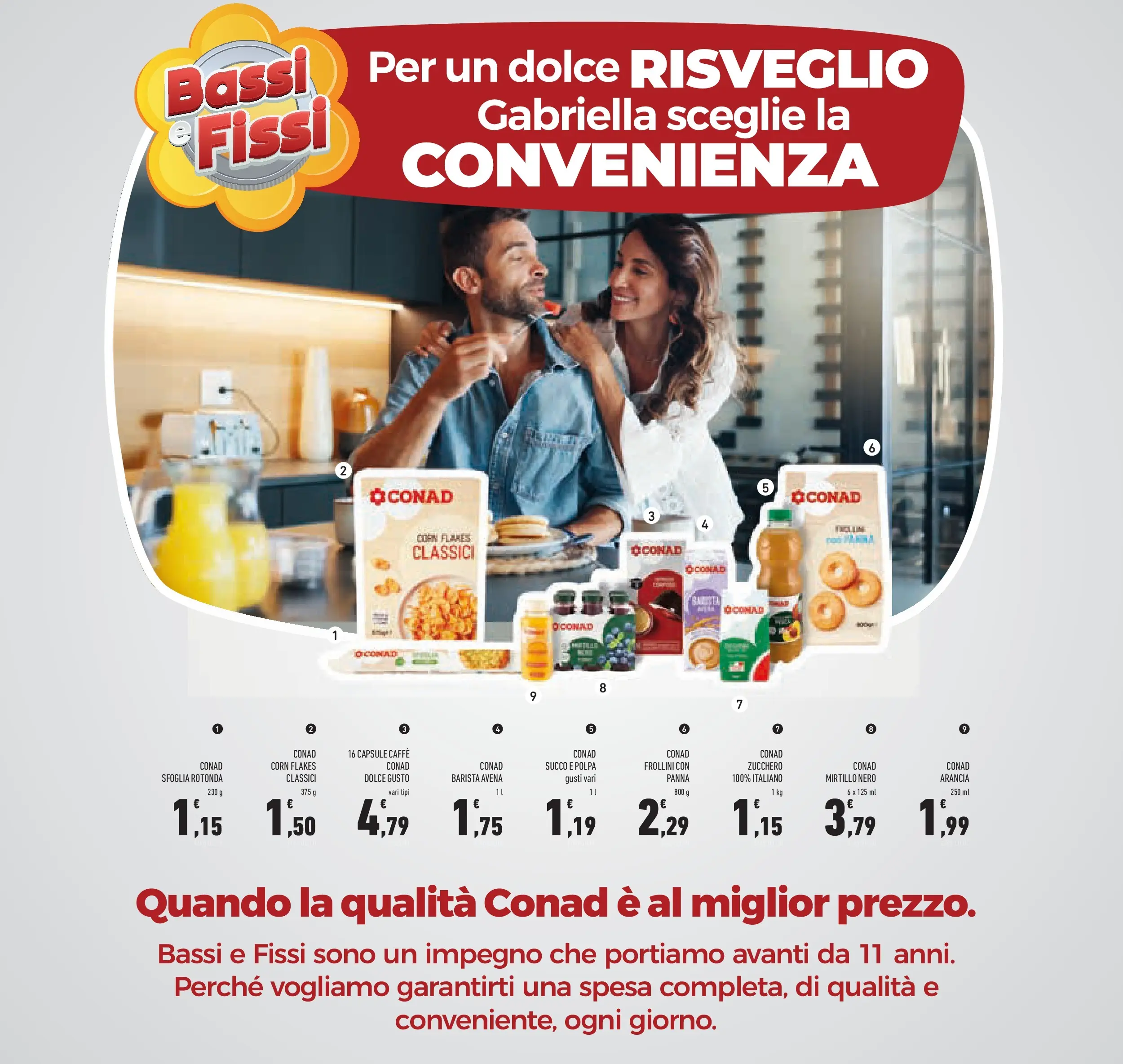 Volantino Conad dal 21/10/2025 > Anteprima | Pagina: 32 | Prodotti: Succo, Zucchero, Arancia, Frollini
