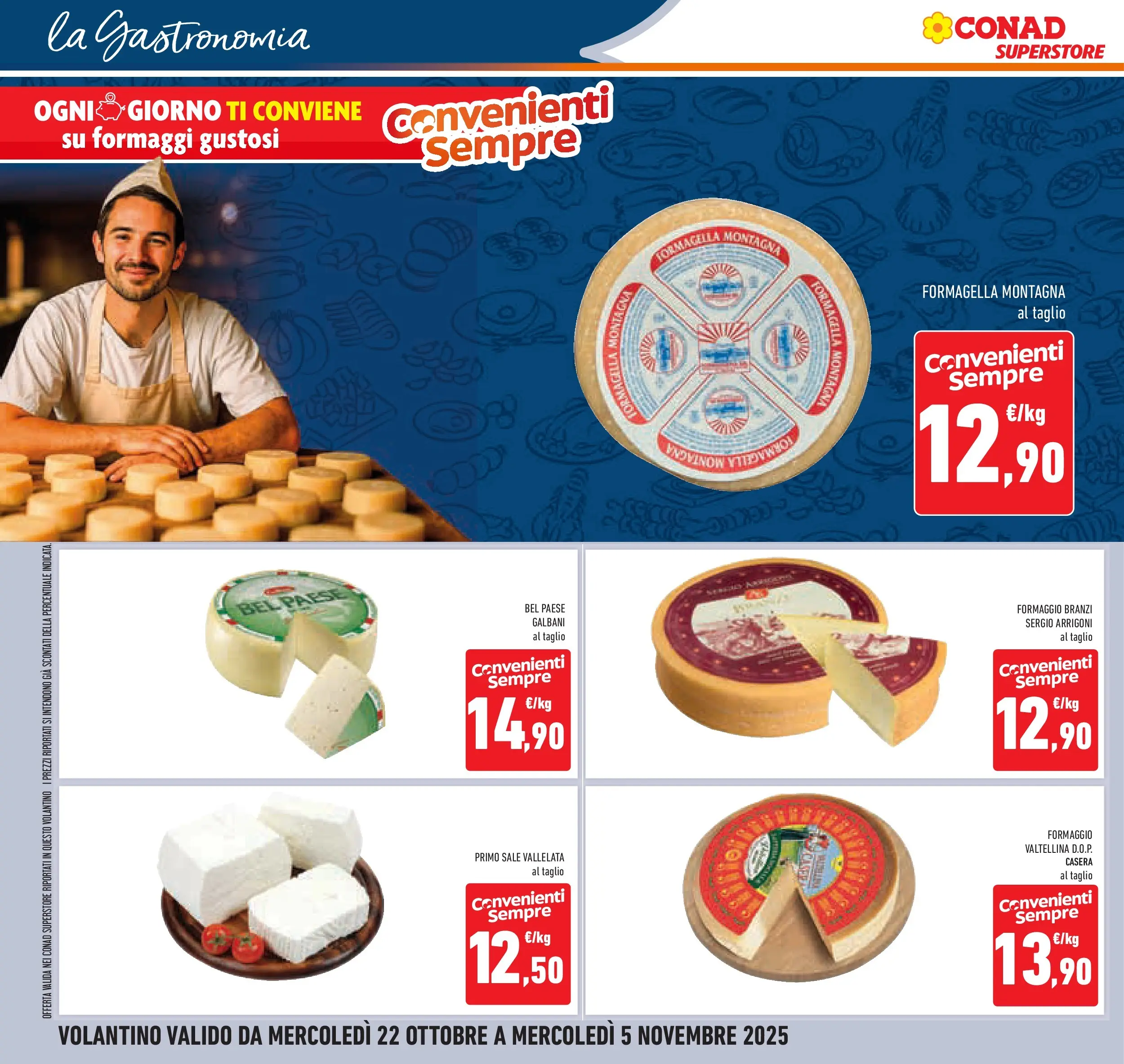Volantino Conad dal 21/10/2025 > Anteprima | Pagina: 34 | Prodotti: Sale, Formaggio