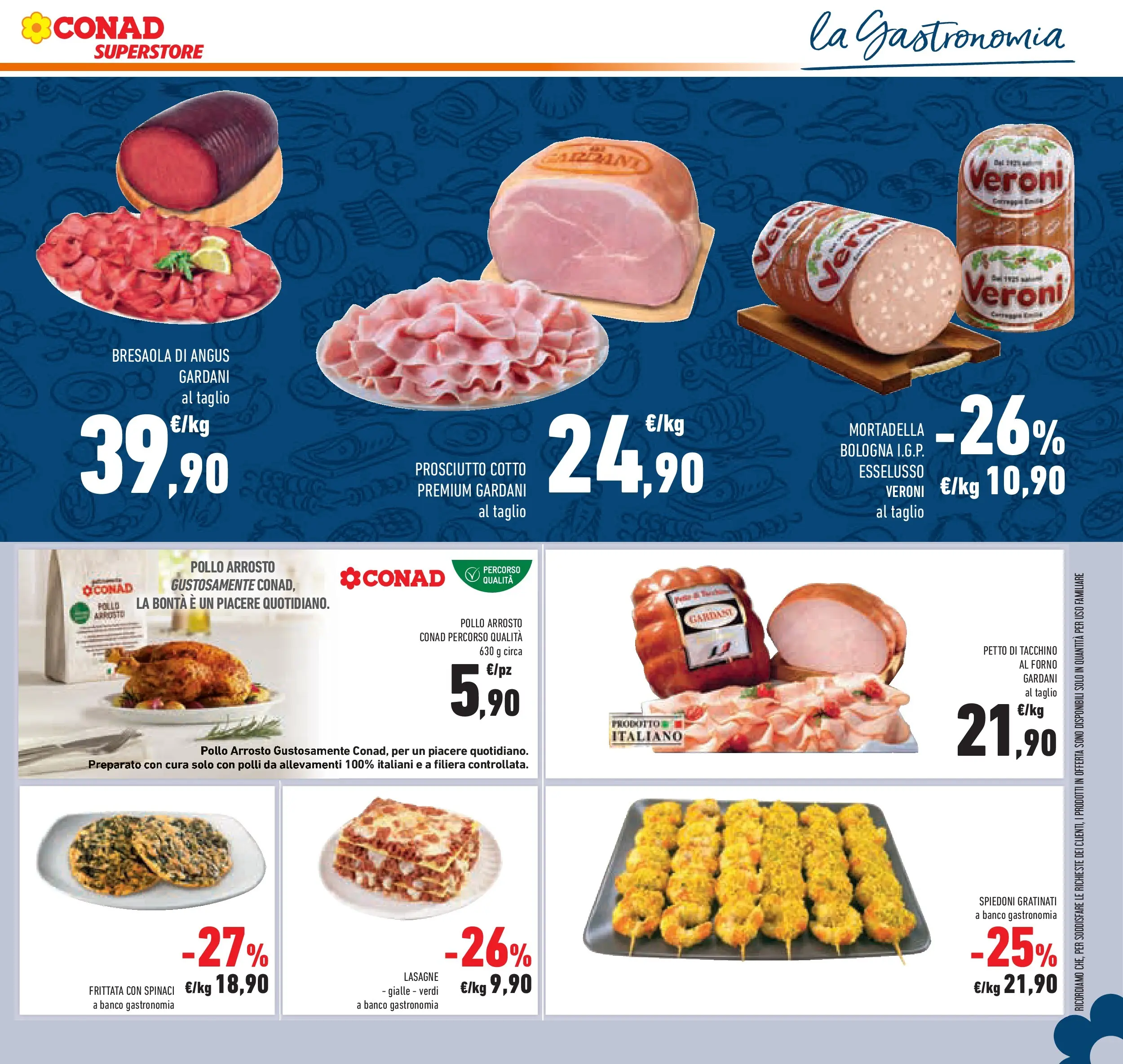 Volantino Conad dal 21/10/2025 > Anteprima | Pagina: 39 | Prodotti: Pollo, Tacchino, Mortadella, Forno