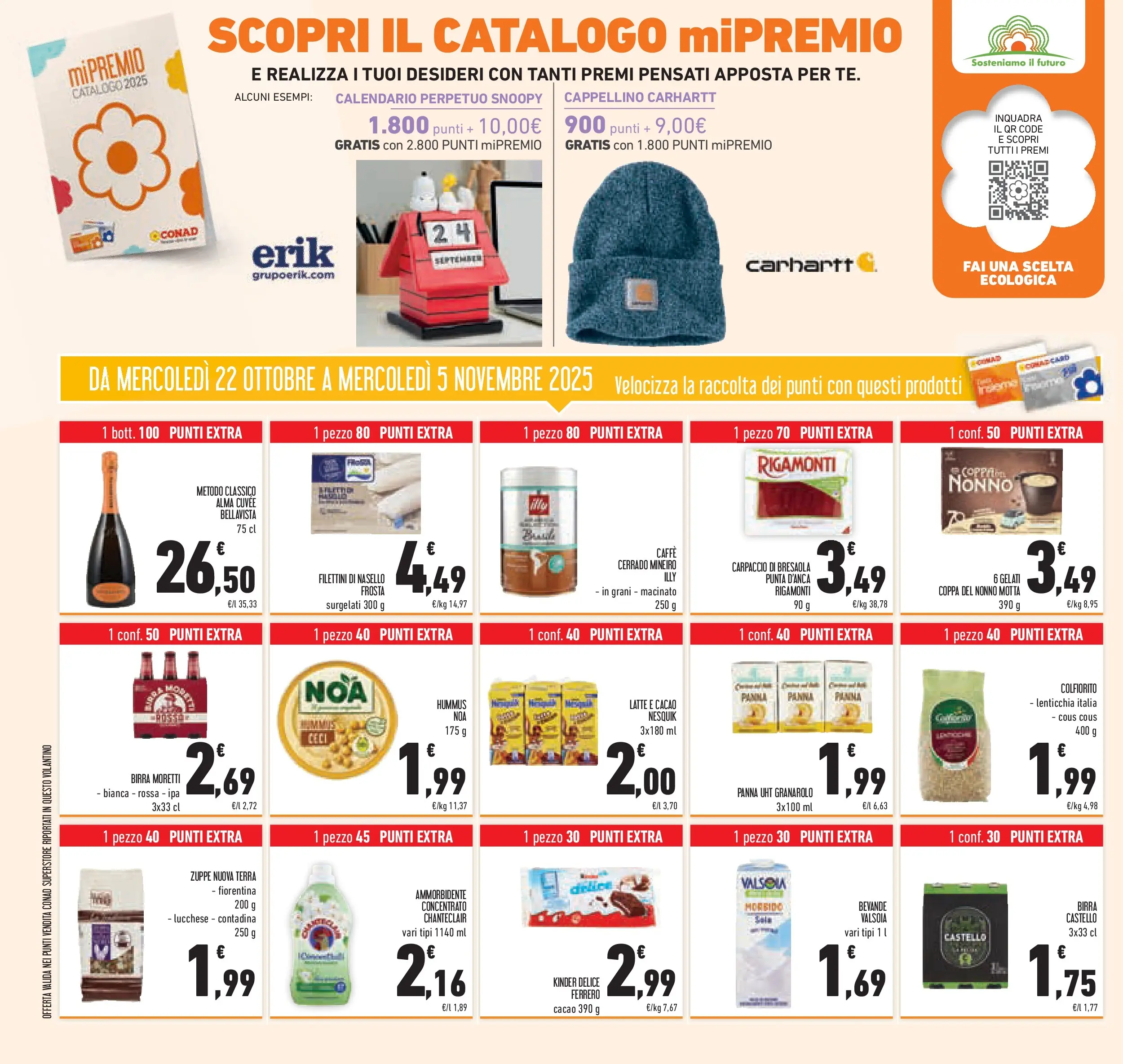 Volantino Conad dal 21/10/2025 > Anteprima | Pagina: 46 | Prodotti: Birra, Ammorbidente, Ceci, Nasello