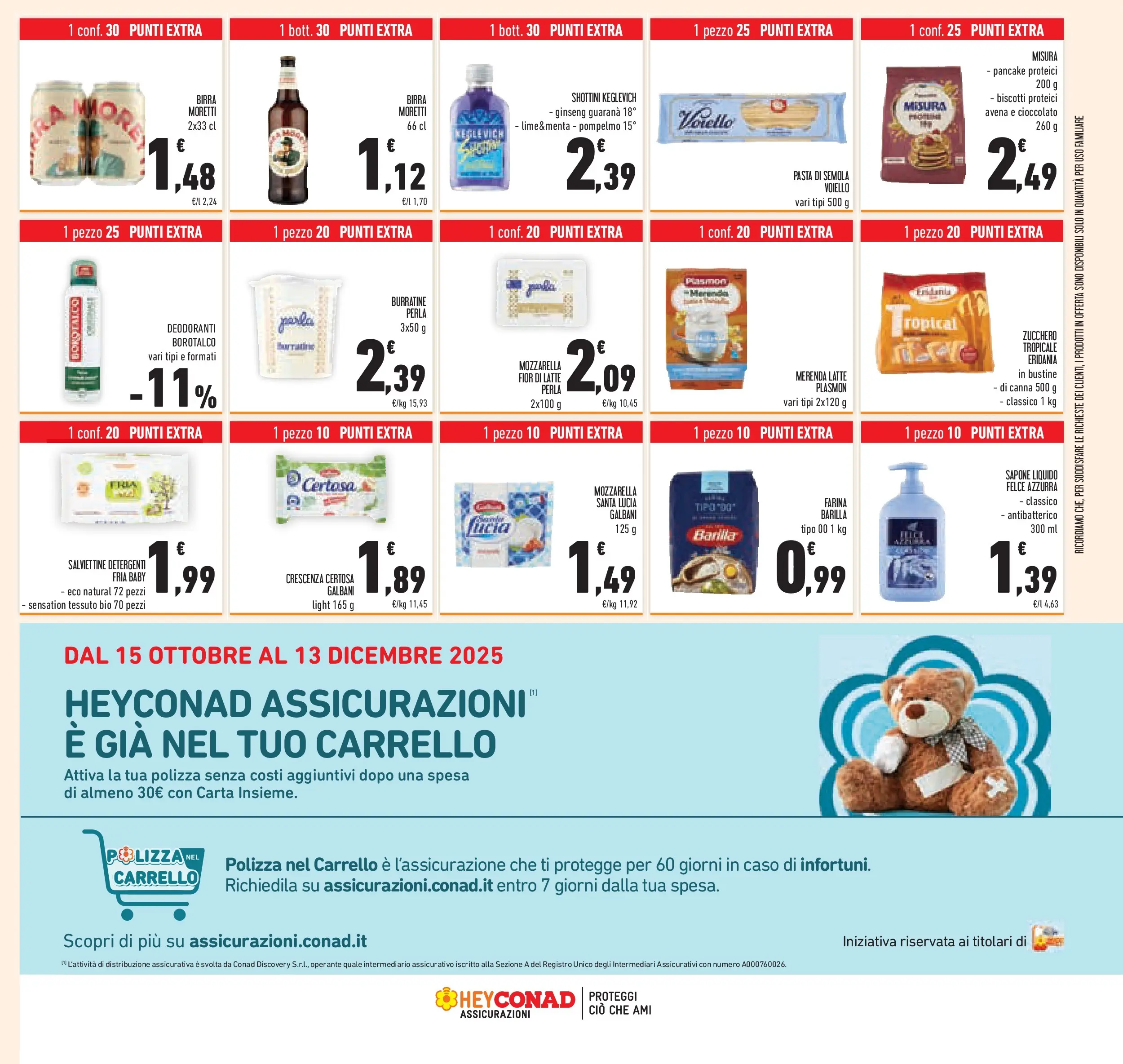 Volantino Conad dal 21/10/2025 > Anteprima | Pagina: 47 | Prodotti: Pompelmo, Pasta, Carrello, Crescenza