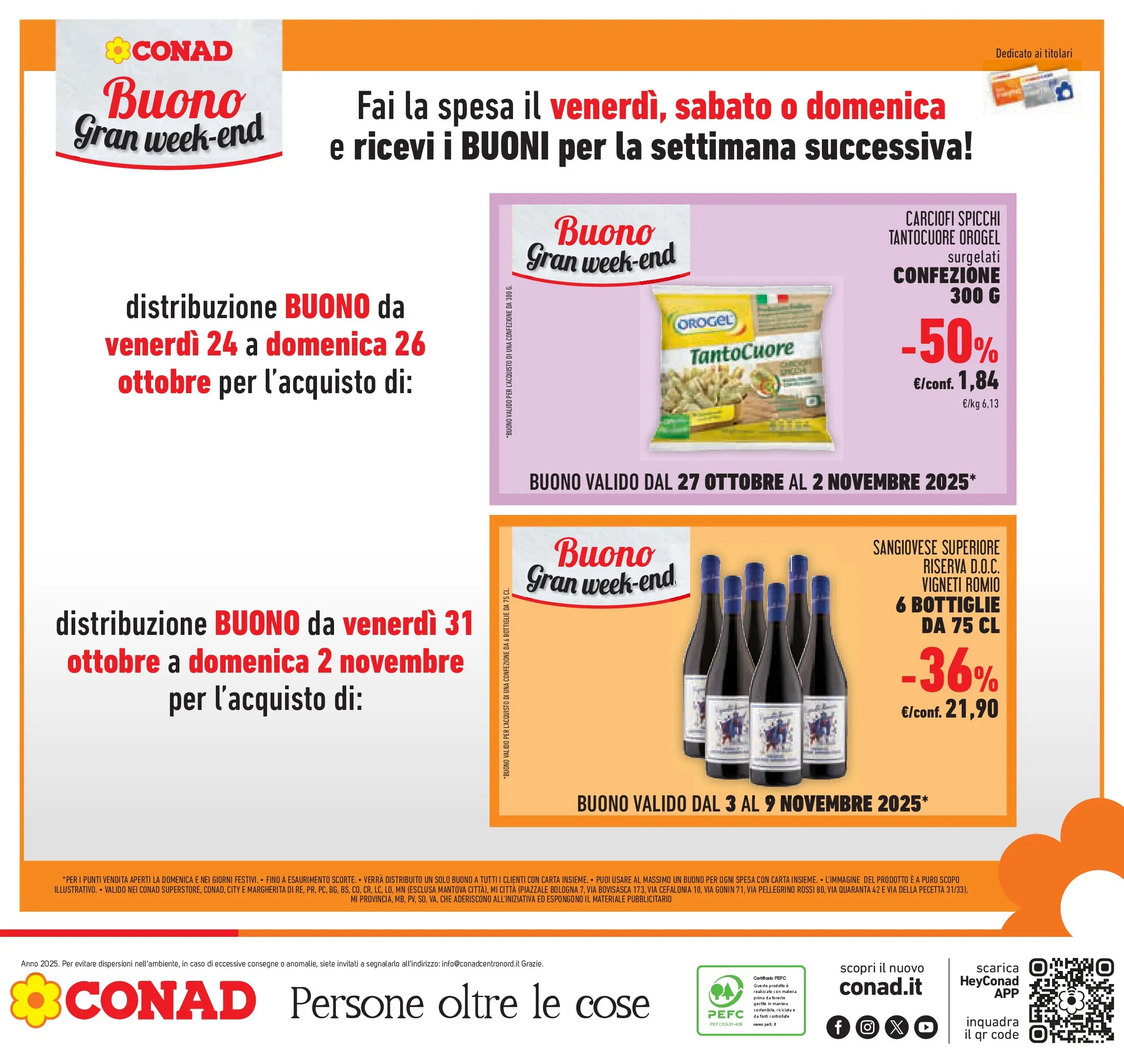 Volantino Conad dal 21/10/2025 > Anteprima | Pagina: 58 | Prodotti: Carciofi