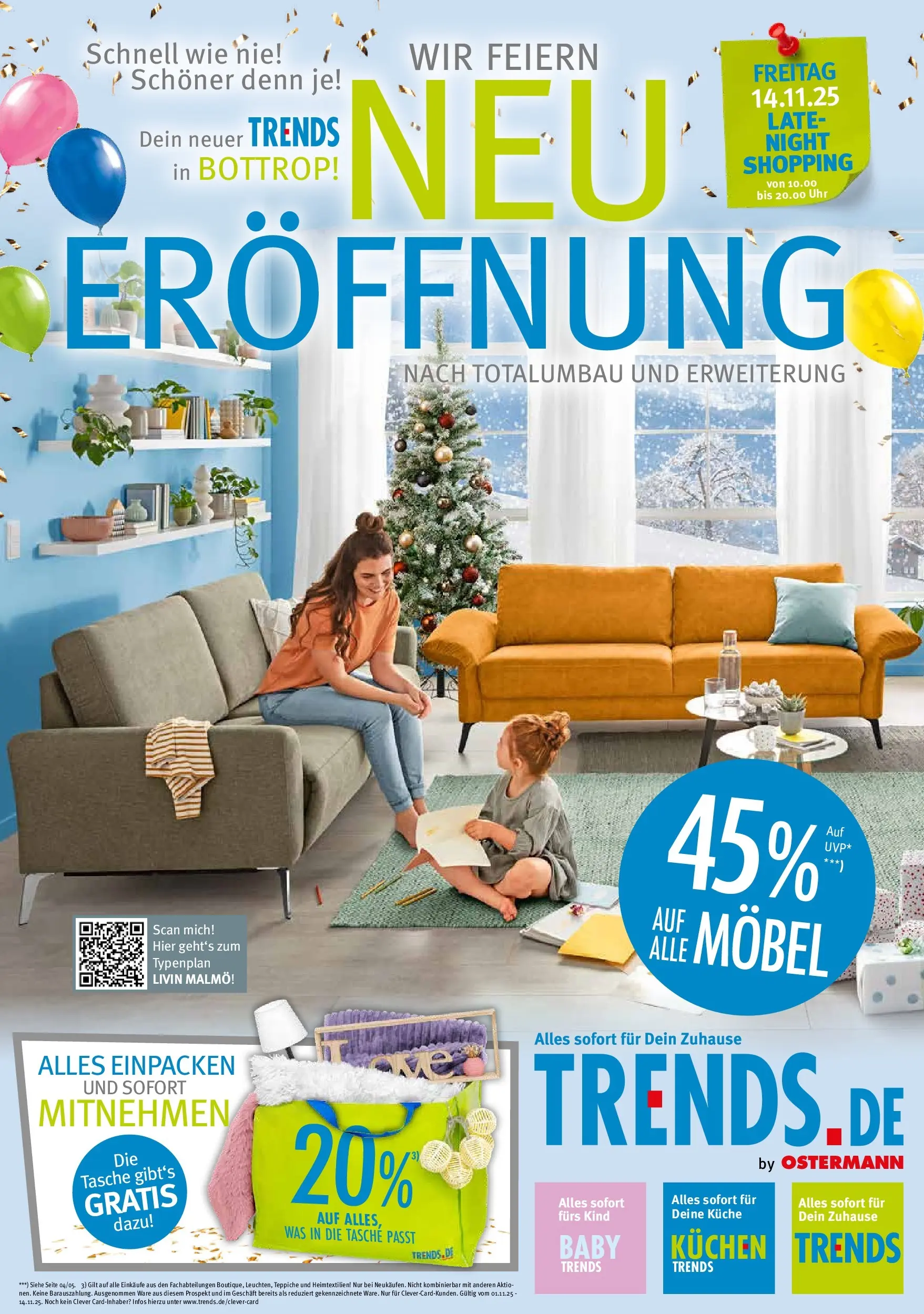 Trends - Ostermann Trends: Neue Möbel wirken Wunder. (ab 07.11.2025) zum Blättern | Seite: 9 | Produkte: Tasche, Küche, Kuchen, Uhr