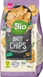 dmBio Brotchips Knoblauch & Kräuter