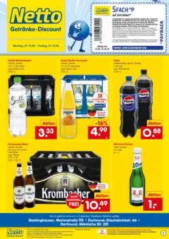 Netto Marken-Discount prospekt Dortmund	 ab 27.10.2025 gültig