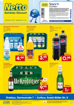 Netto Marken-Discount prospekt Drebkau	 ab 27.10.2025 gültig