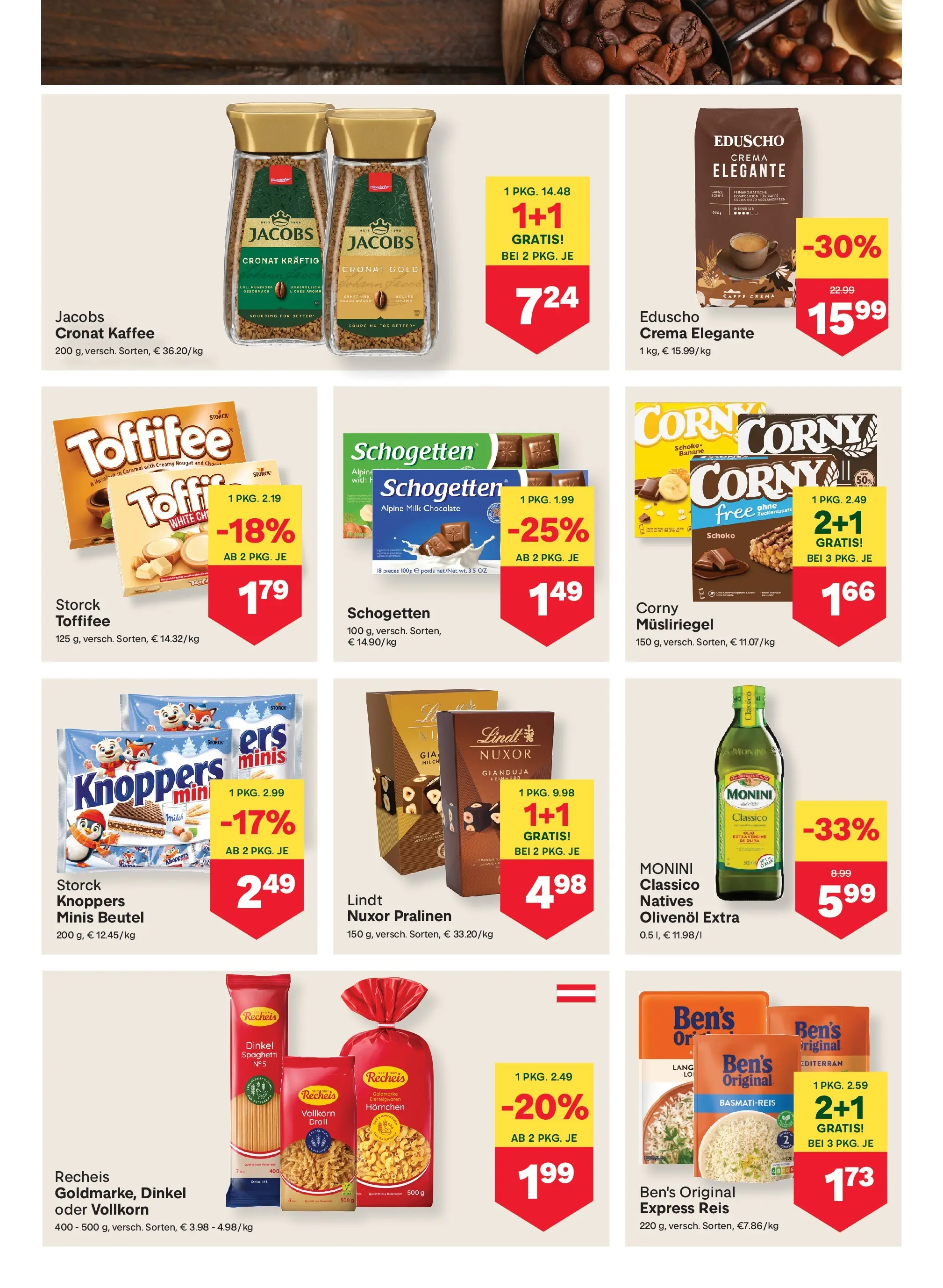 MPREIS Steyr von 29.10.2025 - Aktuelle Angebote | Seite: 6 | Produkte: Milch, Kaffee, Reis