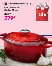 Dernier jour de l’anniversaire Culinarion, dernier jour pour s’offrir l'emblématique cocotte en fonte Le Creuset à prix réduit !