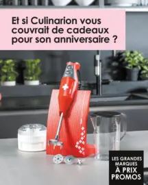 À l'occasion de l'anniversaire Culinarion, équipez votre cuisine avec des ustensiles de préparation incontournables !