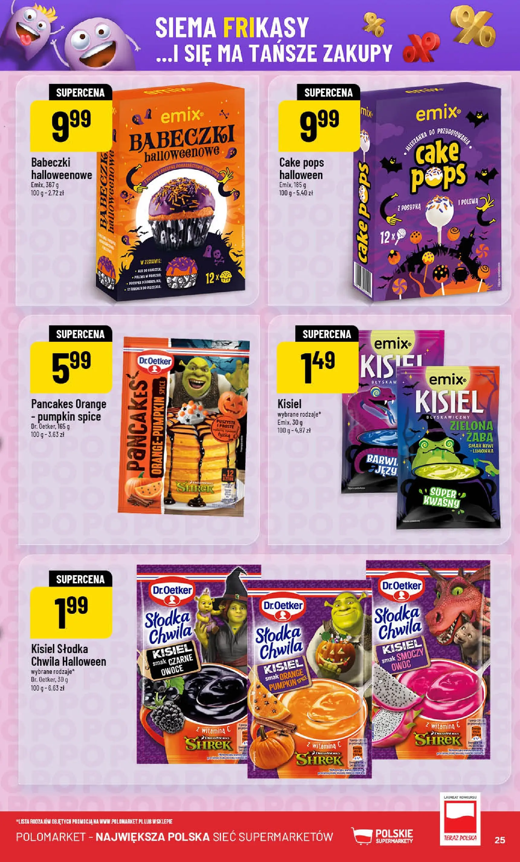 POLOmarket gazetka od jutra (22.10.2025) - Nowa PDF | Strona: 25 | Produkty: Limonka, Babeczki, Kiwi, Pancakes