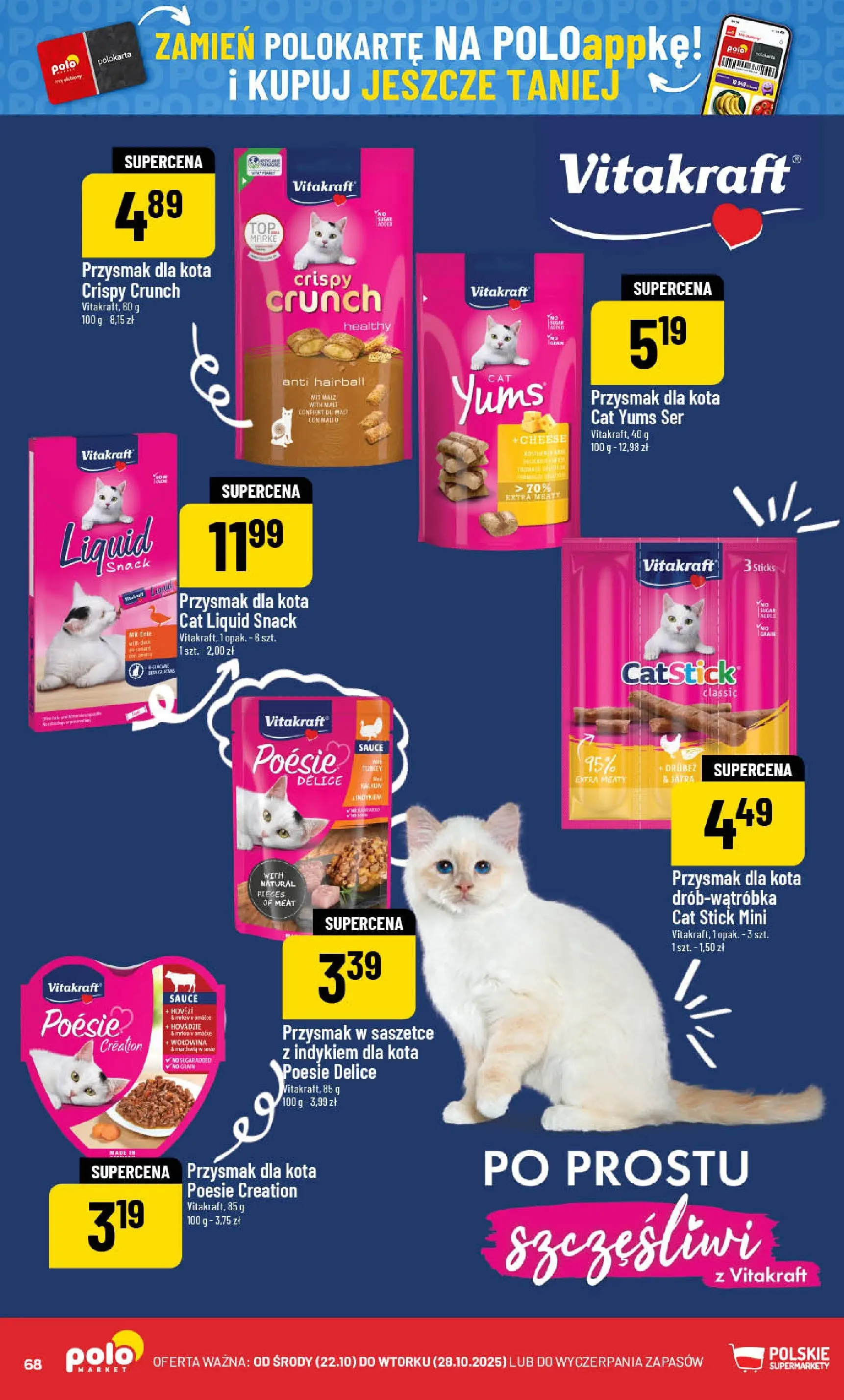 POLOmarket gazetka od jutra (22.10.2025) - Nowa PDF | Strona: 68 | Produkty: Ser, Wołowina