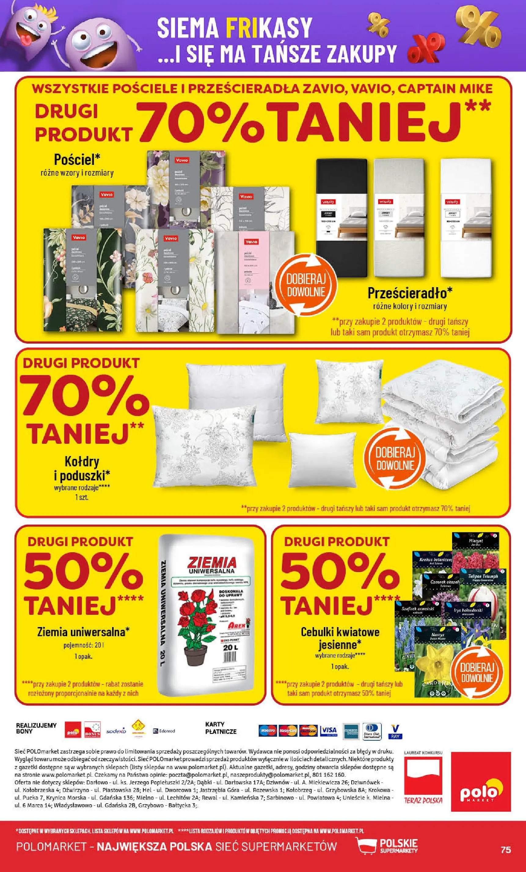 POLOmarket gazetka od jutra (22.10.2025) - Nowa PDF | Strona: 75 | Produkty: Czosnek, Ziemia uniwersalna, Ziemia