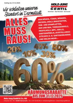 Entdecke - Holz Gentil: Alles muss raus! ab 23.10.2025 gültig