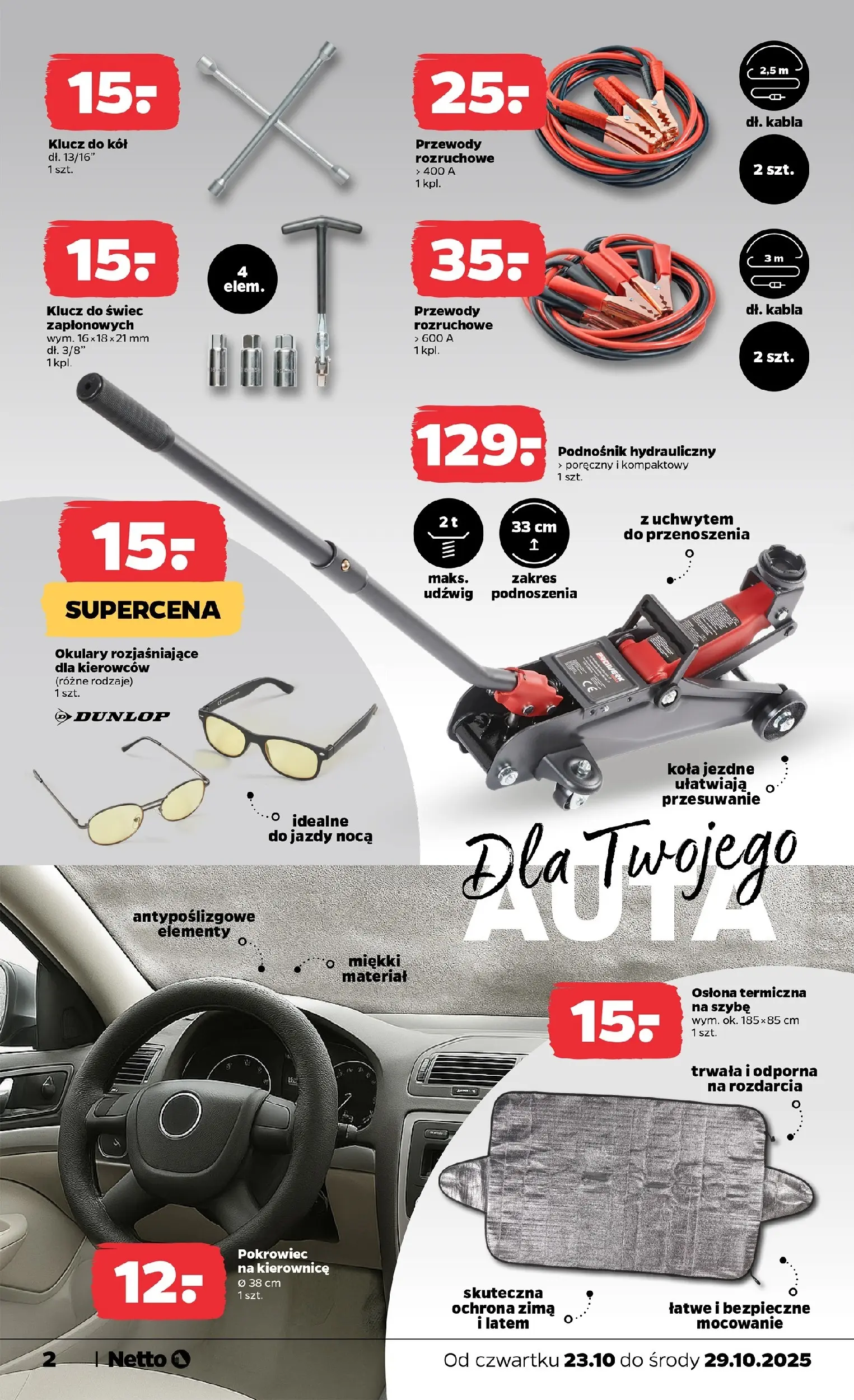 Netto gazetka - Non Food od 23.10.2025 - Aktualne promocje | Strona: 2 | Produkty: Okulary