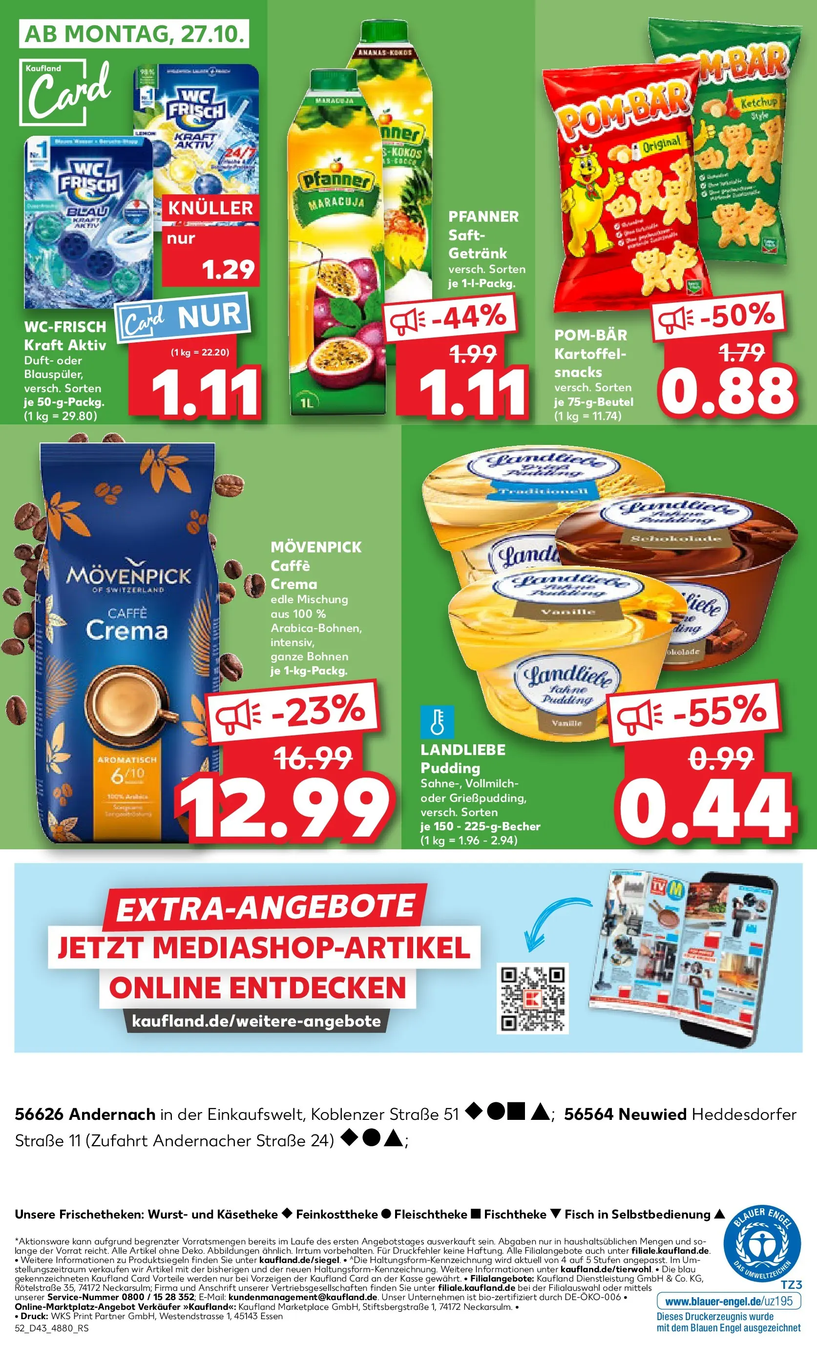 Prospekt Kaufland ab 23.10.2025 » Angebote Online zum Blättern | Seite: 52 | Produkte: Duft, Wurst, Saft, Ketchup