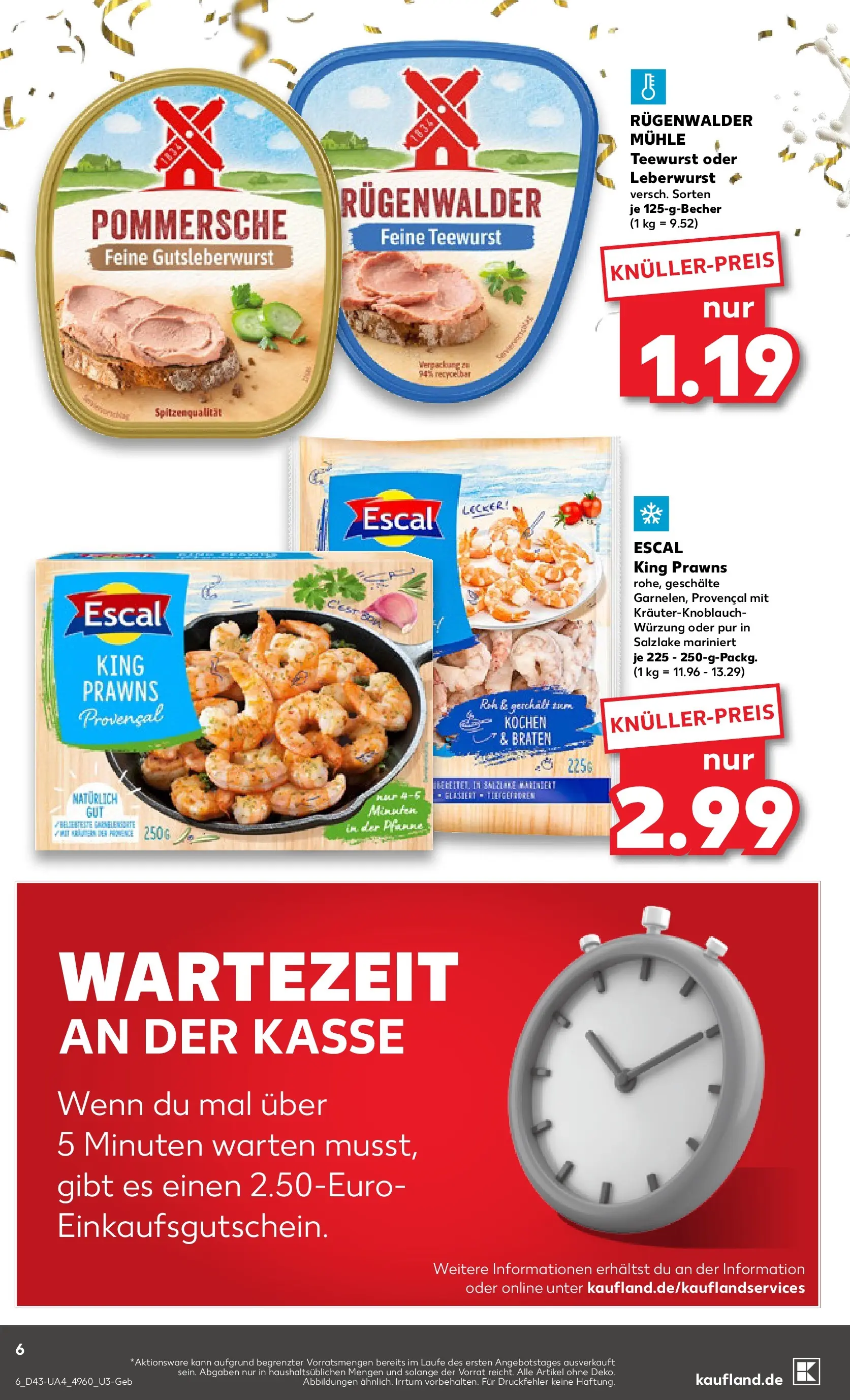 Prospekt Kaufland ab 23.10.2025 » Angebote und Werbung Online | Seite: 6 | Produkte: Mühle Prospekt Kaufland ab 23.10.2025 » Angebote Online zum Blättern | Seite: 6 | Produkte: Mühle