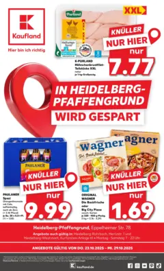 Kaufland prospekt Heidelberg	 ab 23.10.2025 gültig