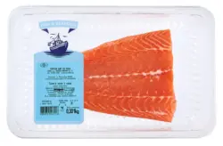 Сьомга филе с кожа