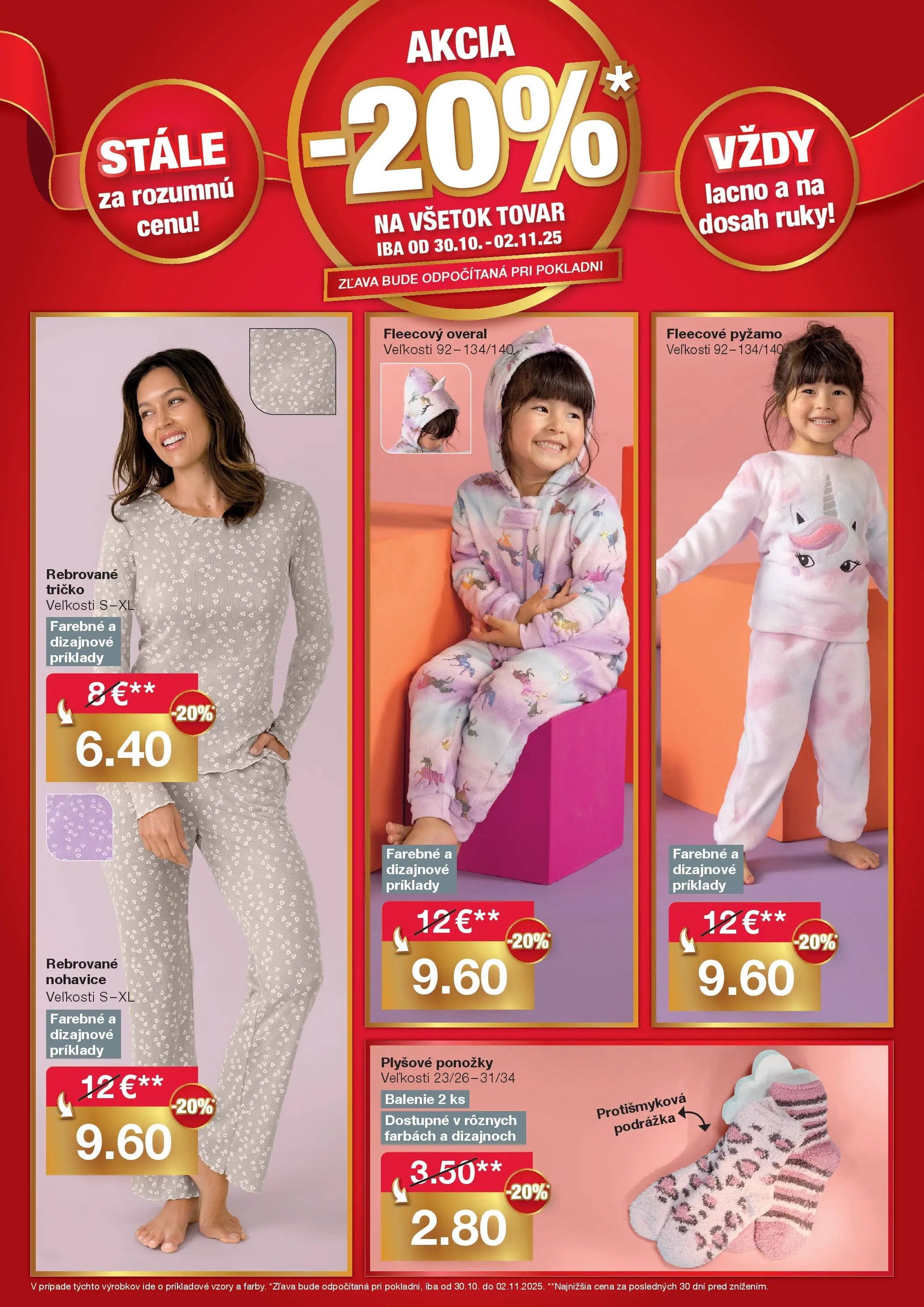 Woolworth - Woolworth: Ahoj Spisska Nova Ves od 23.10.2025 » aktuálna akcia | Strana: 6 | Produkty: Tričko, Overal, Ponožky, Pyžamo