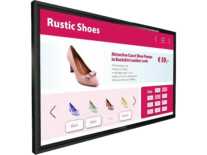 Philips 55BDL3452T/00 Multitouch-Display 55 Zoll; Multitouch-Display mit 20 Punkten